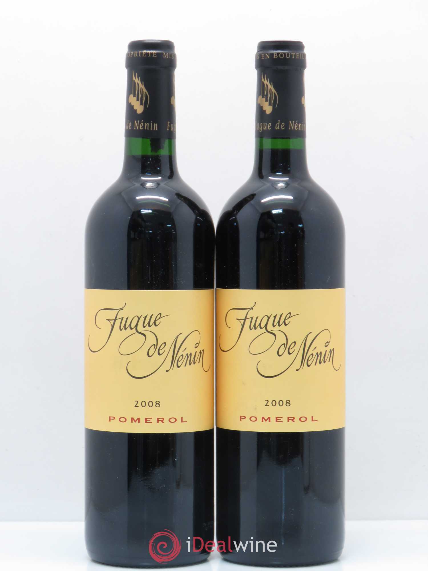 Pomerol Fugue de Nénin 2008 - Posten von 2 Flaschen - 0