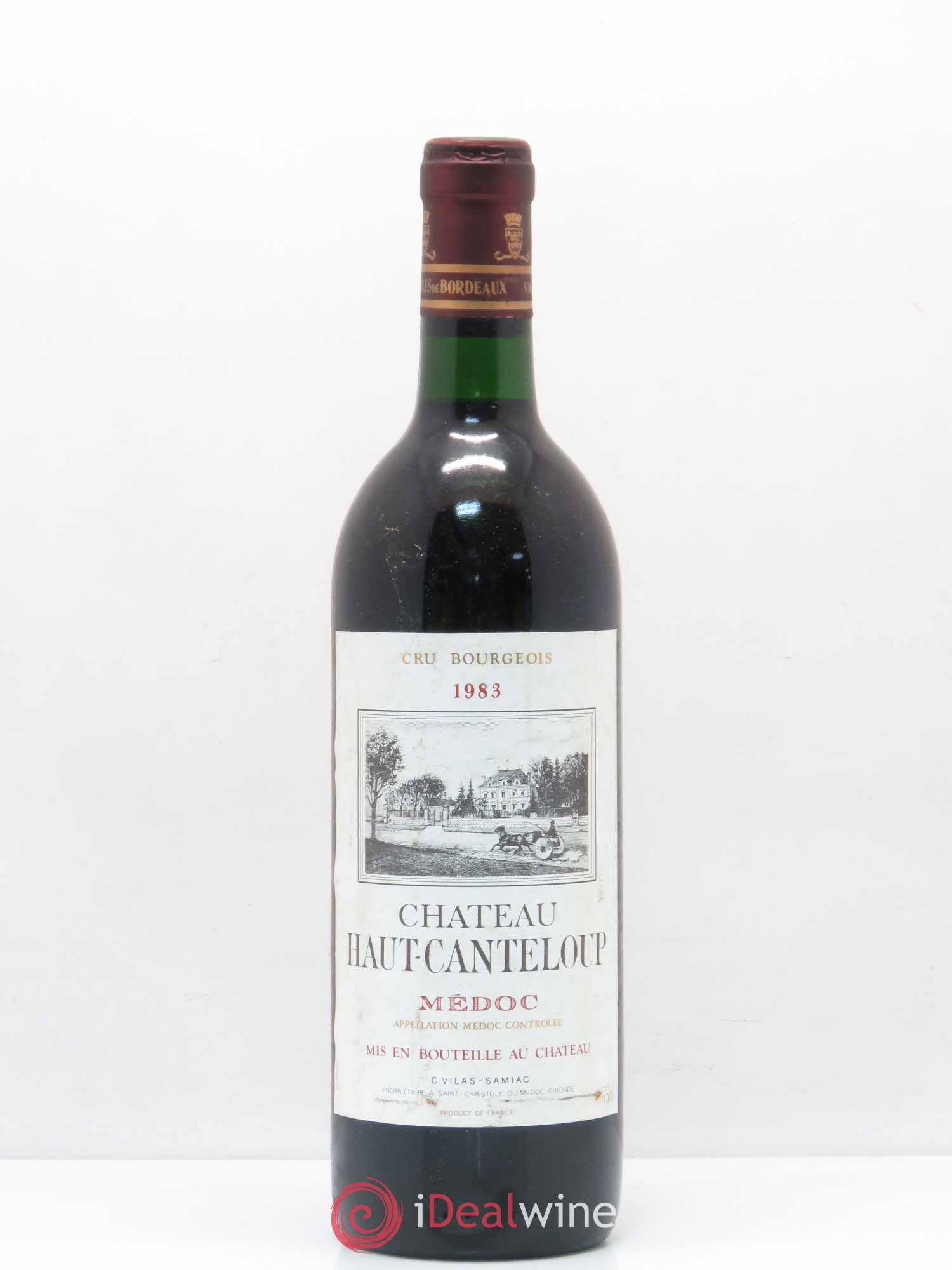 Château Haut Canteloup Cru Bourgeois 1983 - Lot de 1 bouteille - 0
