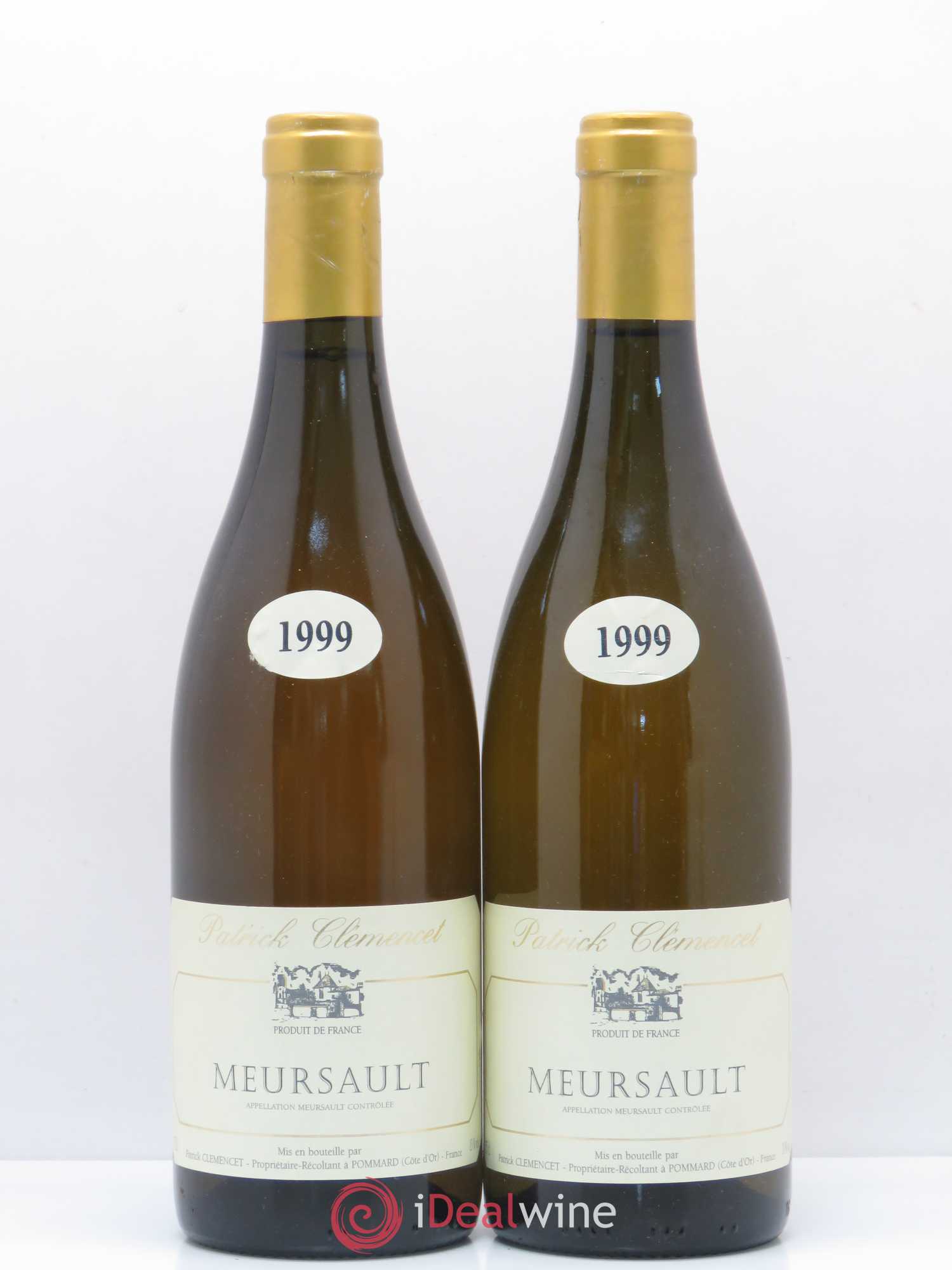 Meursault Patrick Clémencet 1999 - Lot de 2 bouteilles - 0
