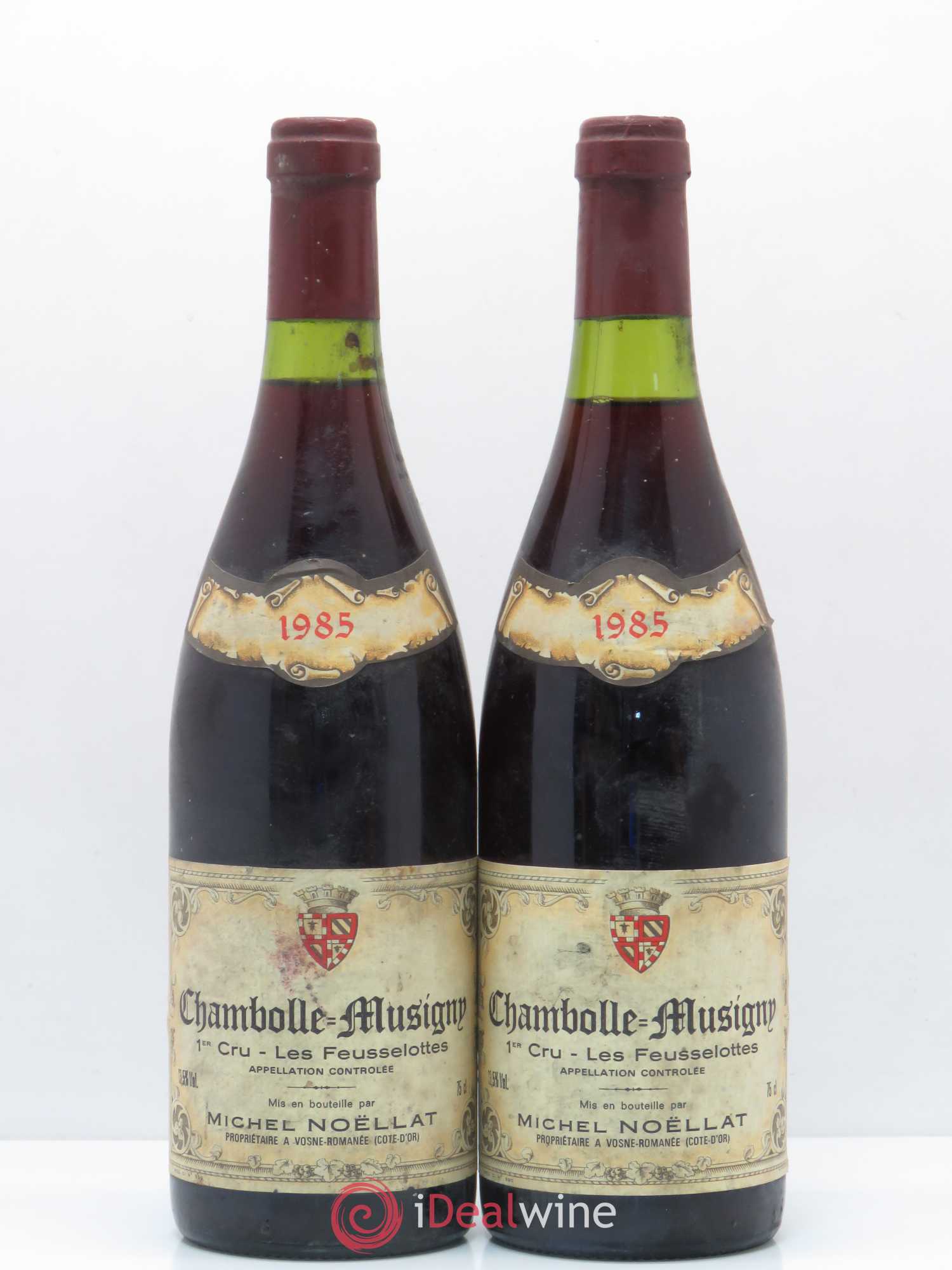 Chambolle-Musigny 1er Cru Les Feusselottes Michel Noellat 1985 - Posten von 2 Flaschen - 0