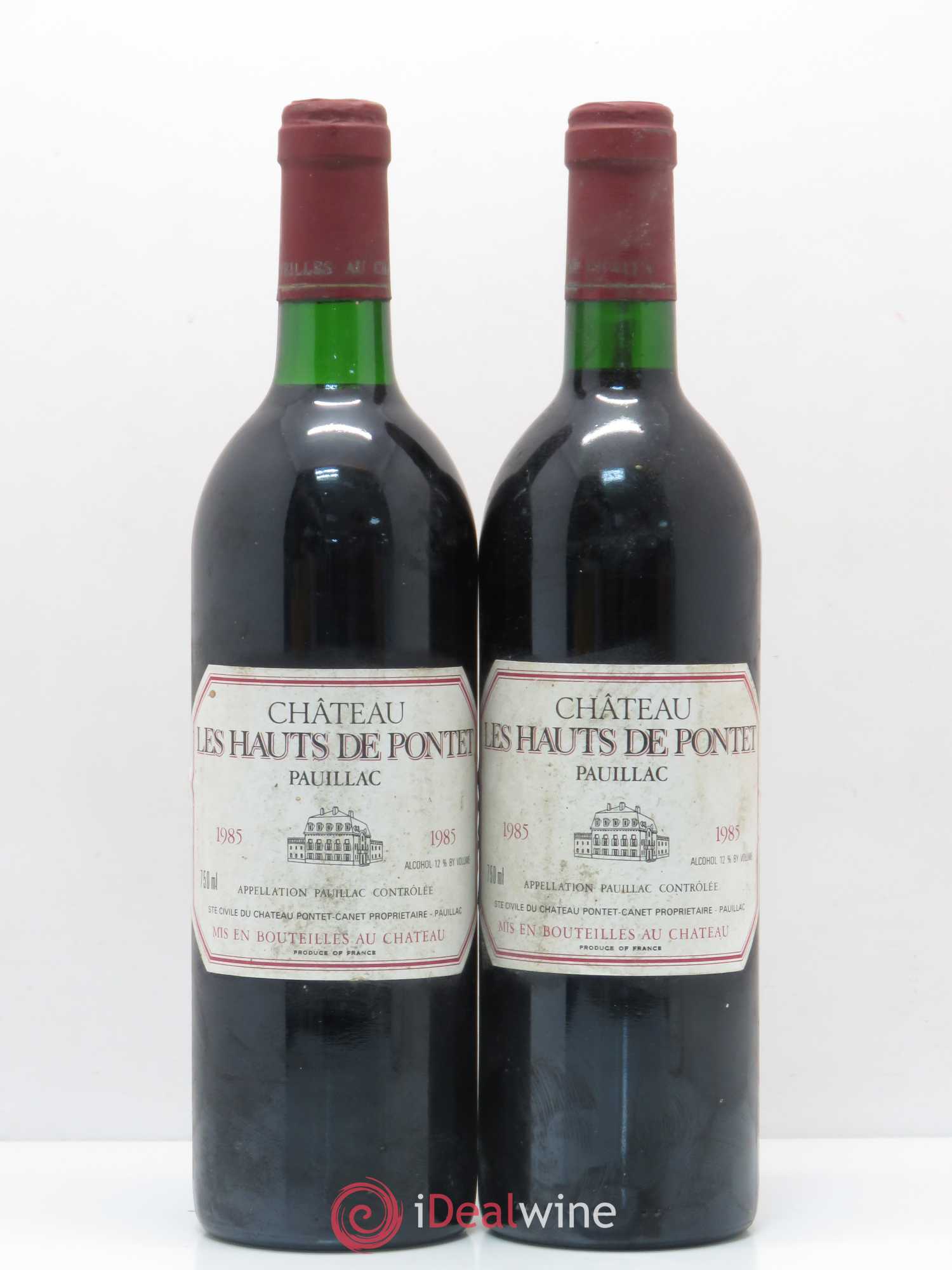 Les Hauts de Pontet-Canet Second Vin 1985 - Lot de 2 bouteilles - 0