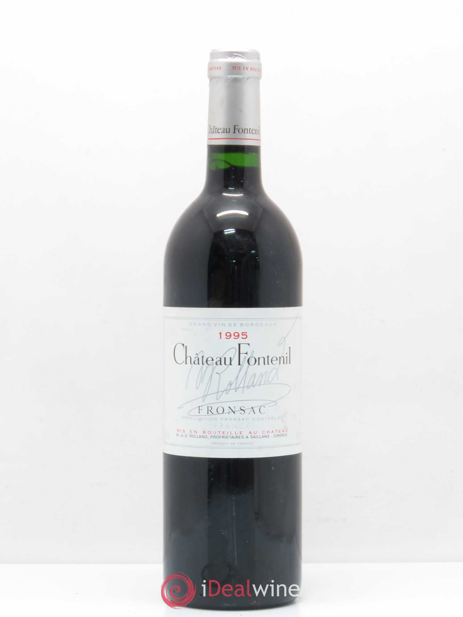 Château Fontenil 1995 - Lot de 1 bouteille - 0