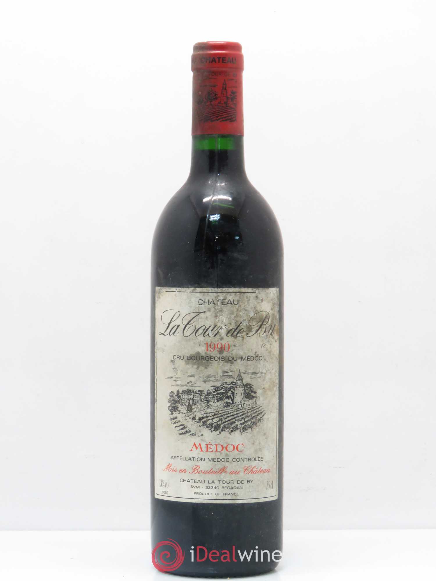 Château La Tour de By Cru Bourgeois 1990 - Lot de 1 bouteille - 0