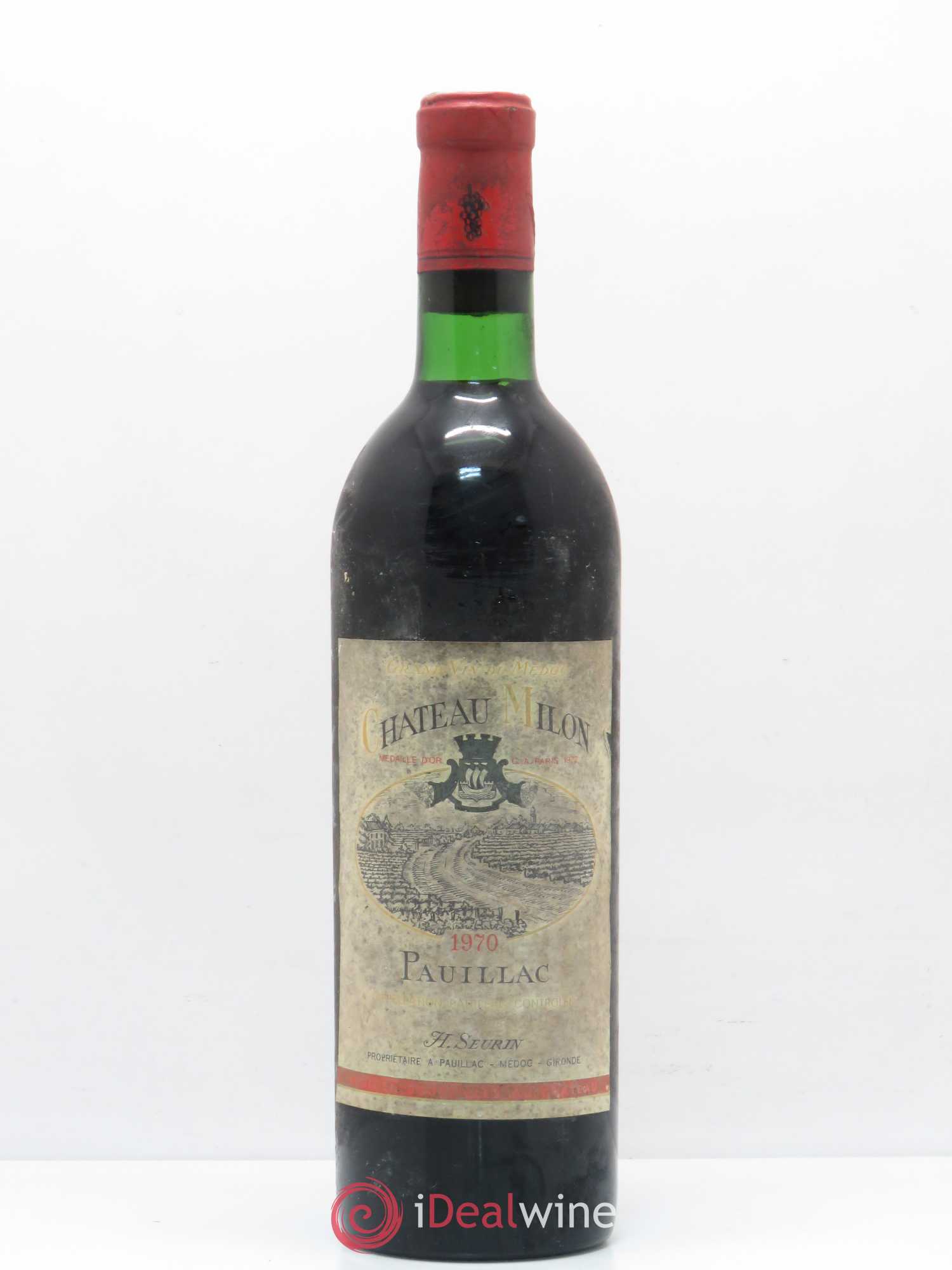 Pauillac Château Milon 1970 - Lot de 1 bouteille - 0
