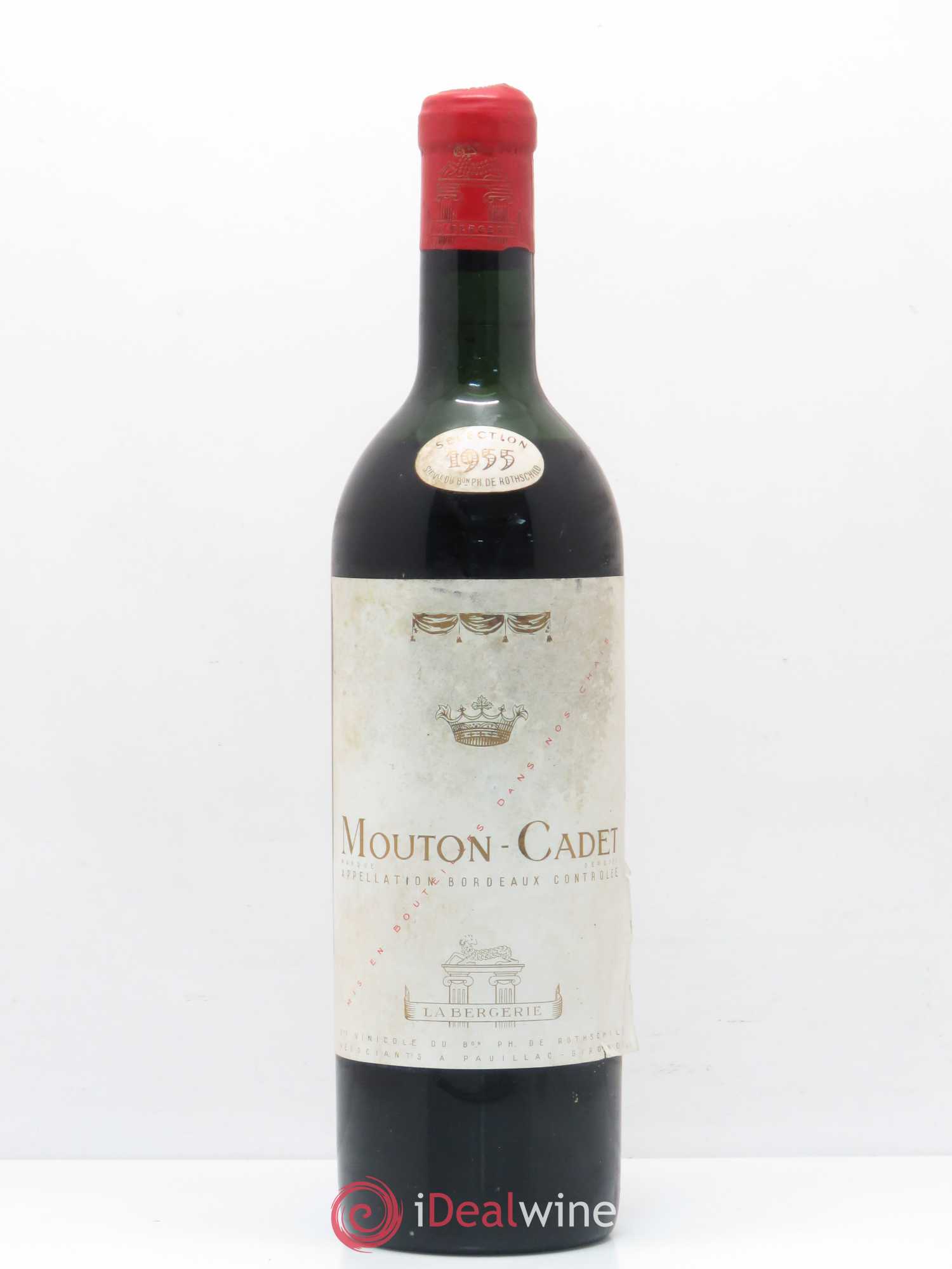 Château Mouton Cadet 1955 - Lot of 1 bottle - 0