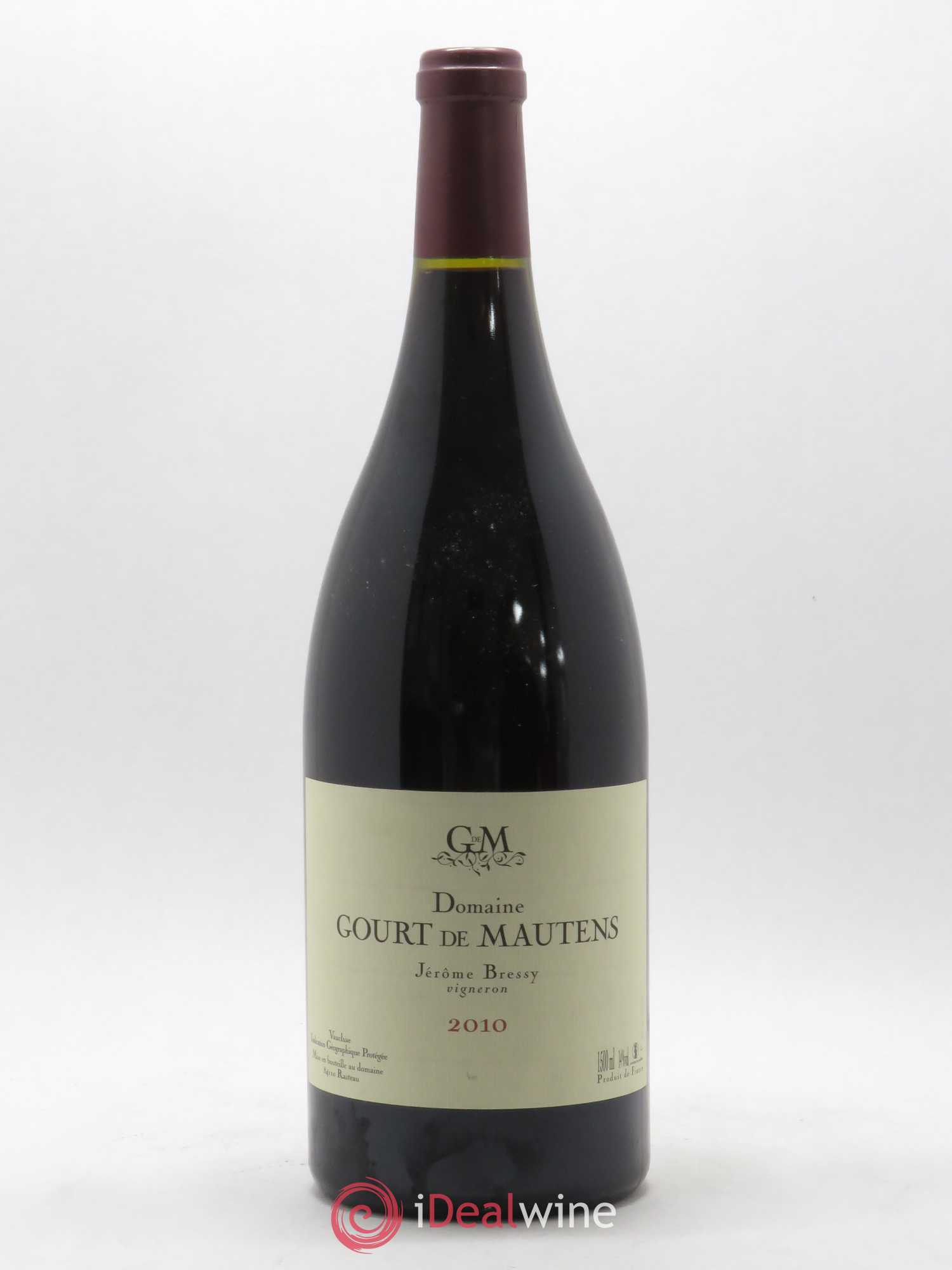 Vaucluse (Vin de Pays de Vaucluse) Domaine Gourt de Mautens - Jérôme Bressy 2010 - Lot de 1 magnum - 0