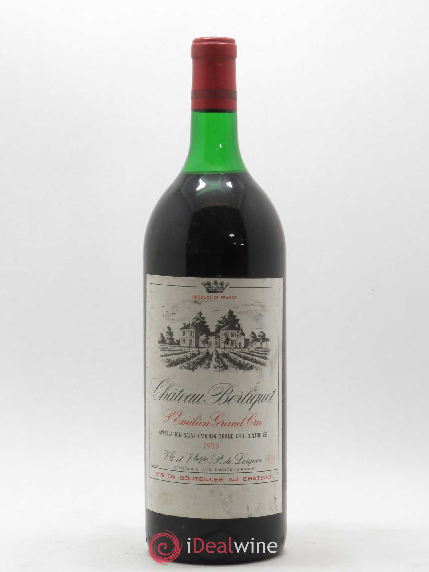 Château Berliquet Grand Cru Classé 1979 - Lot de 1 magnum - 0