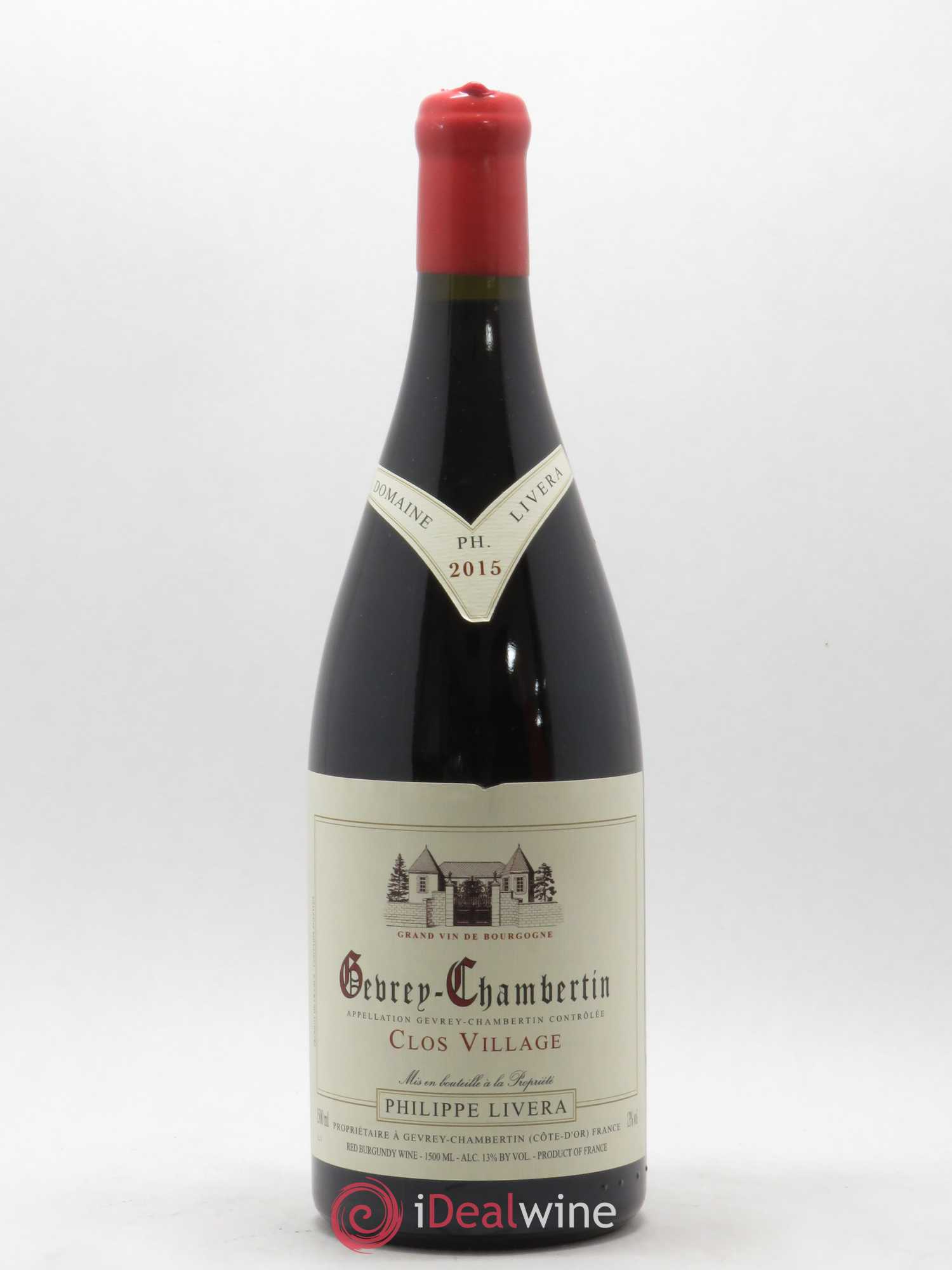 Gevrey-Chambertin Clos Village Tilleuls (Domaine des) - Philippe Livera 2015 - Lot de 1 magnum - 0