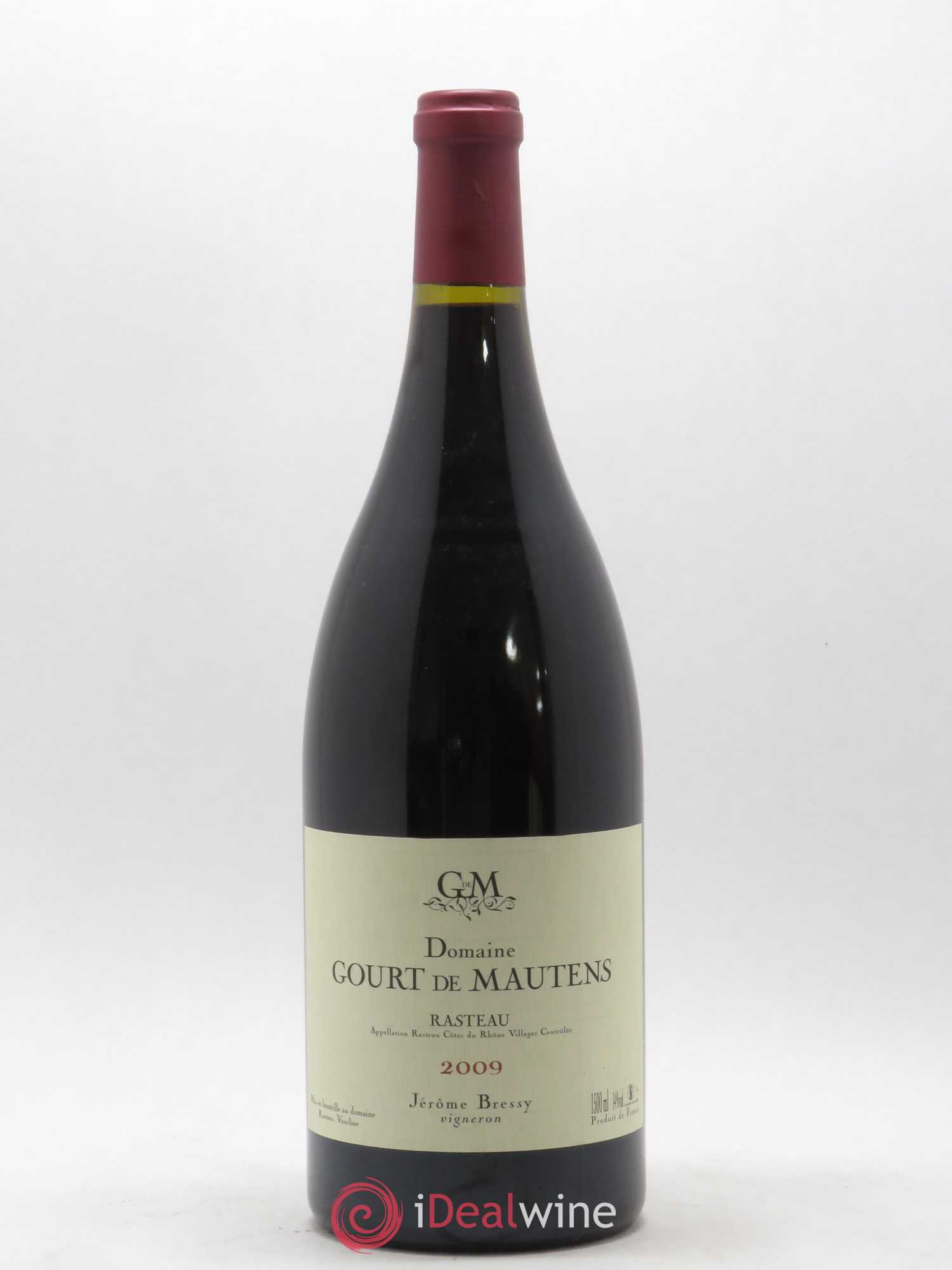 Rasteau Domaine Gourt de Mautens - Jérôme Bressy 2009 - Lot de 1 magnum - 0