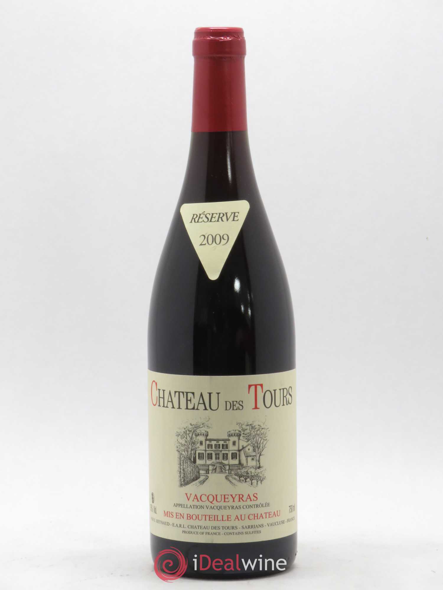 Vacqueyras Château des Tours Emmanuel Reynaud 2009 - Lot de 1 bouteille - 0