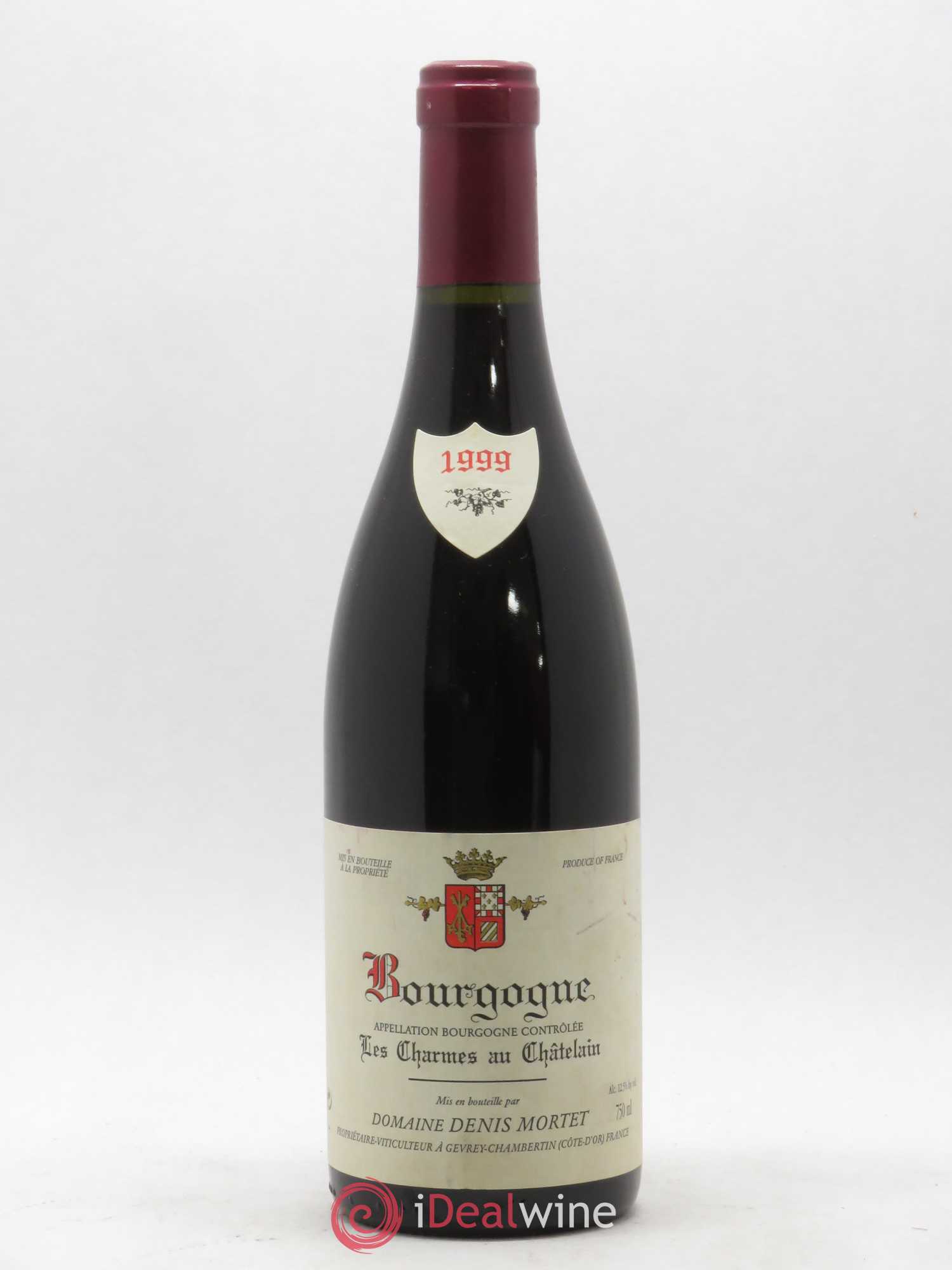 Bourgogne Les Charmes au Châtelain Domaine Denis Mortet 1999 - Posten von 1 Flasche - 0