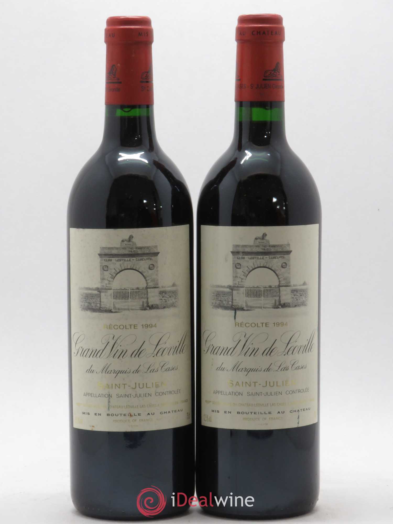 Château Léoville Las Cases 2ème Grand Cru Classé 1994 - Lot de 2 bouteilles - 0