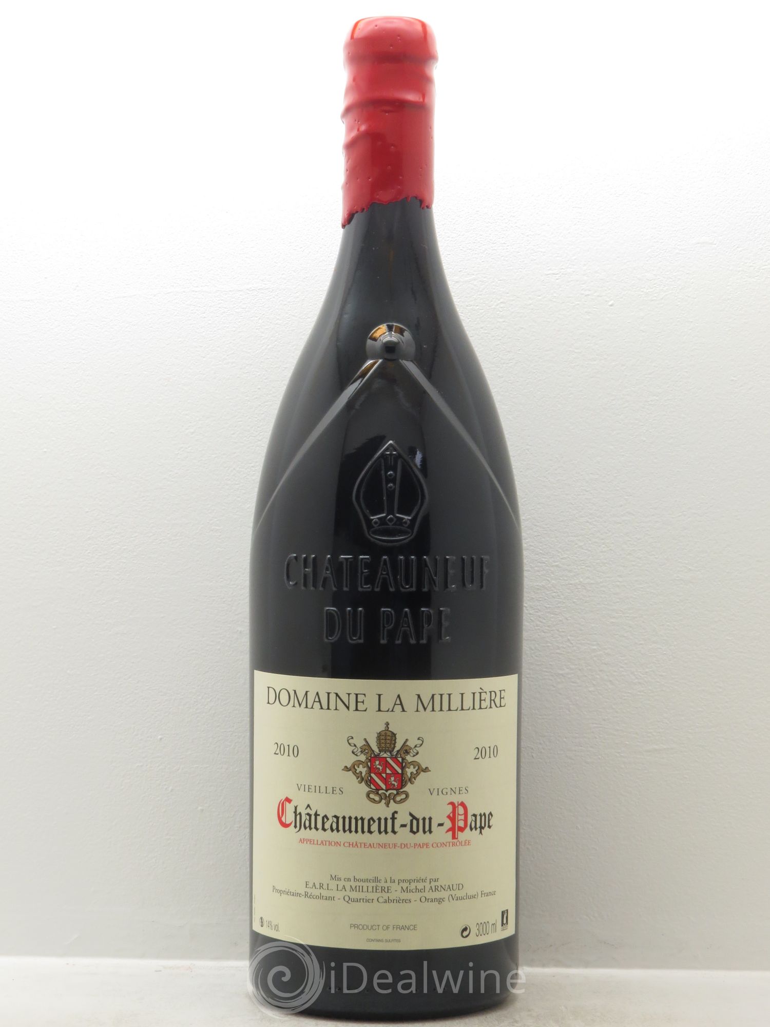 Châteauneuf-du-Pape Vieilles Vignes Domaine la Millière 2010 - Lotto di 1 jéroboam - 0