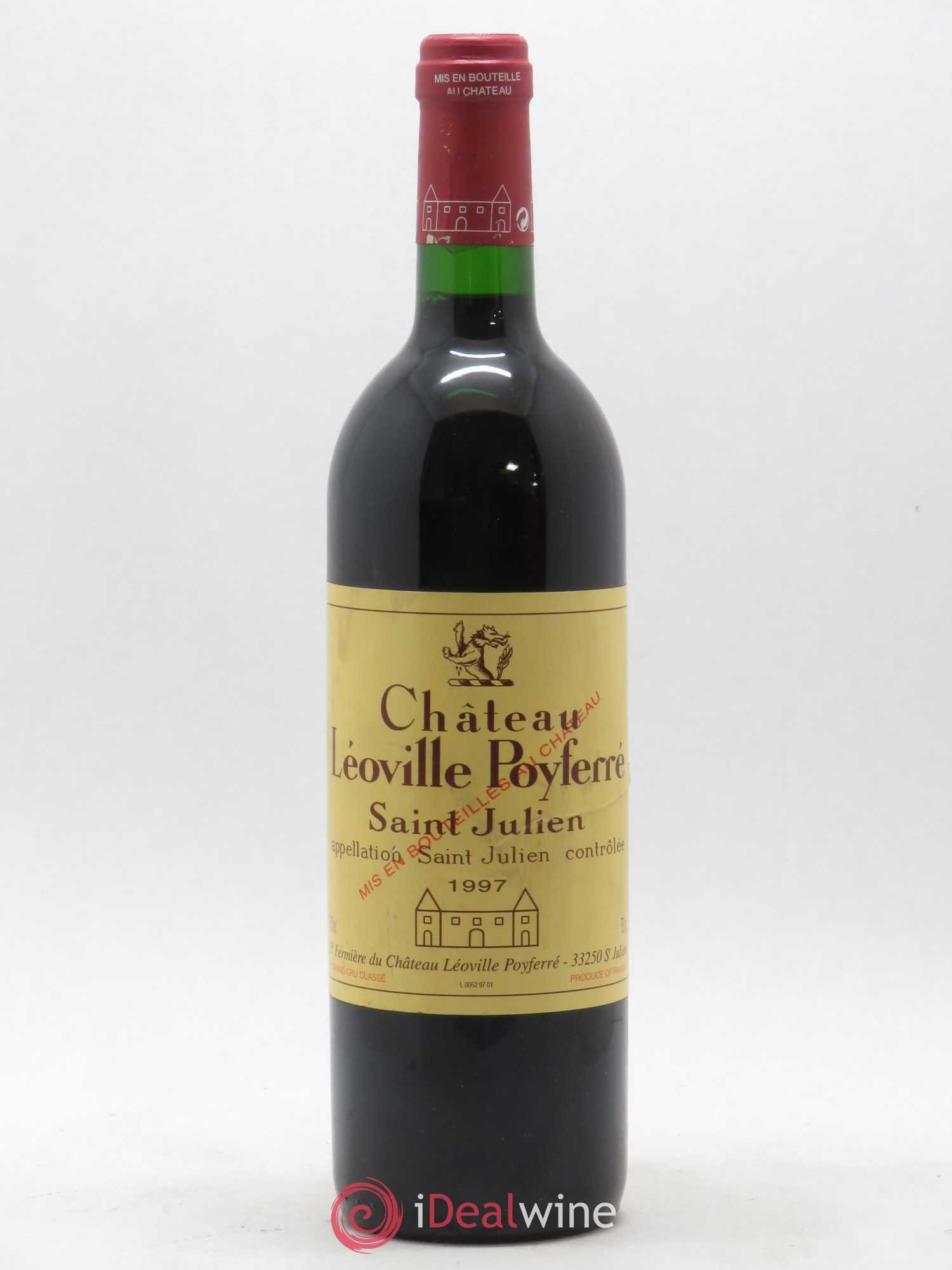 Château Léoville Poyferré 2ème Grand Cru Classé 1997 - Lot de 1 bouteille - 0