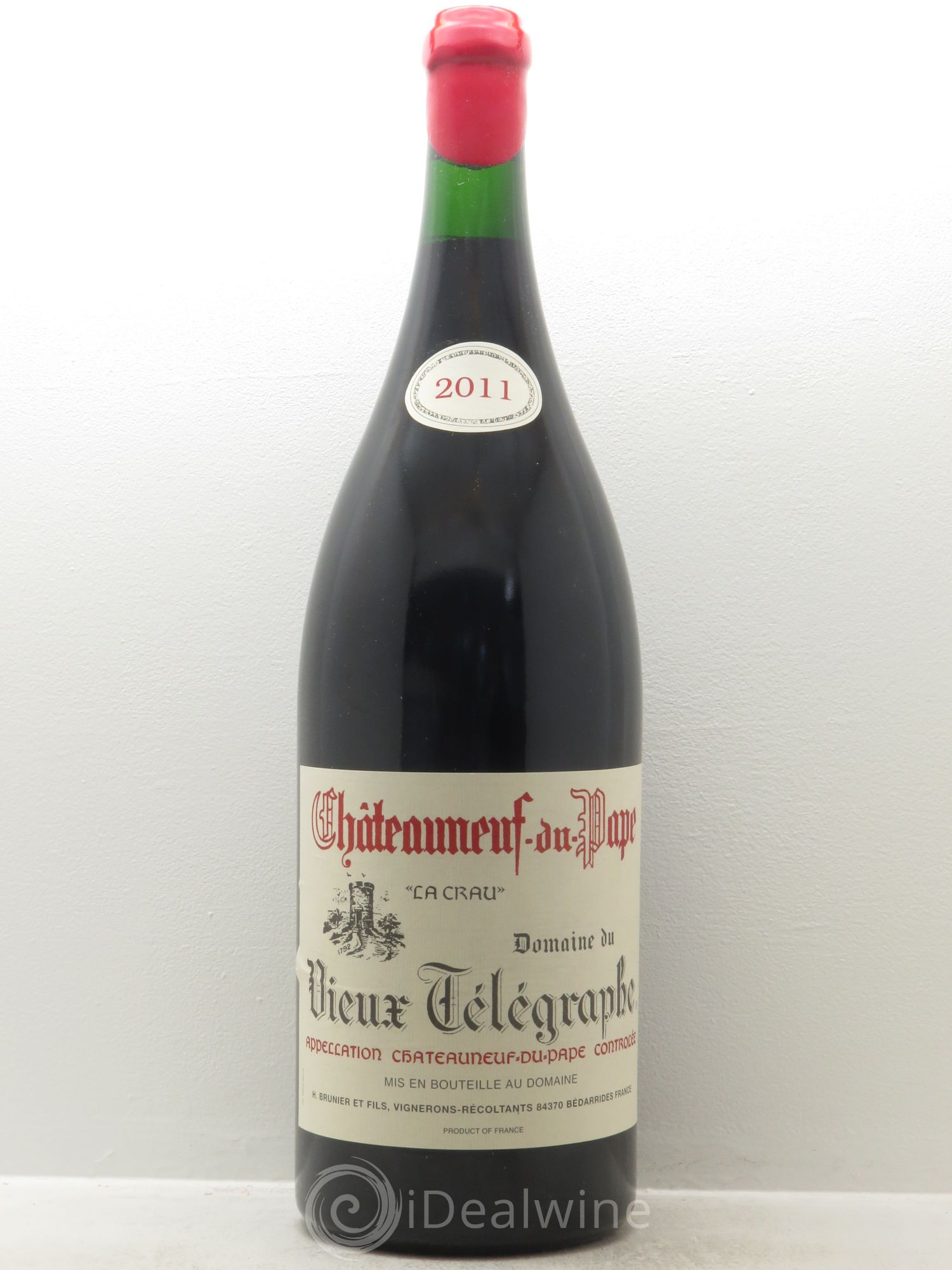 Châteauneuf-du-Pape Vieux Télégraphe (Domaine du) Vignobles Brunier 2011 - Lot de 1 jeroboam - 0