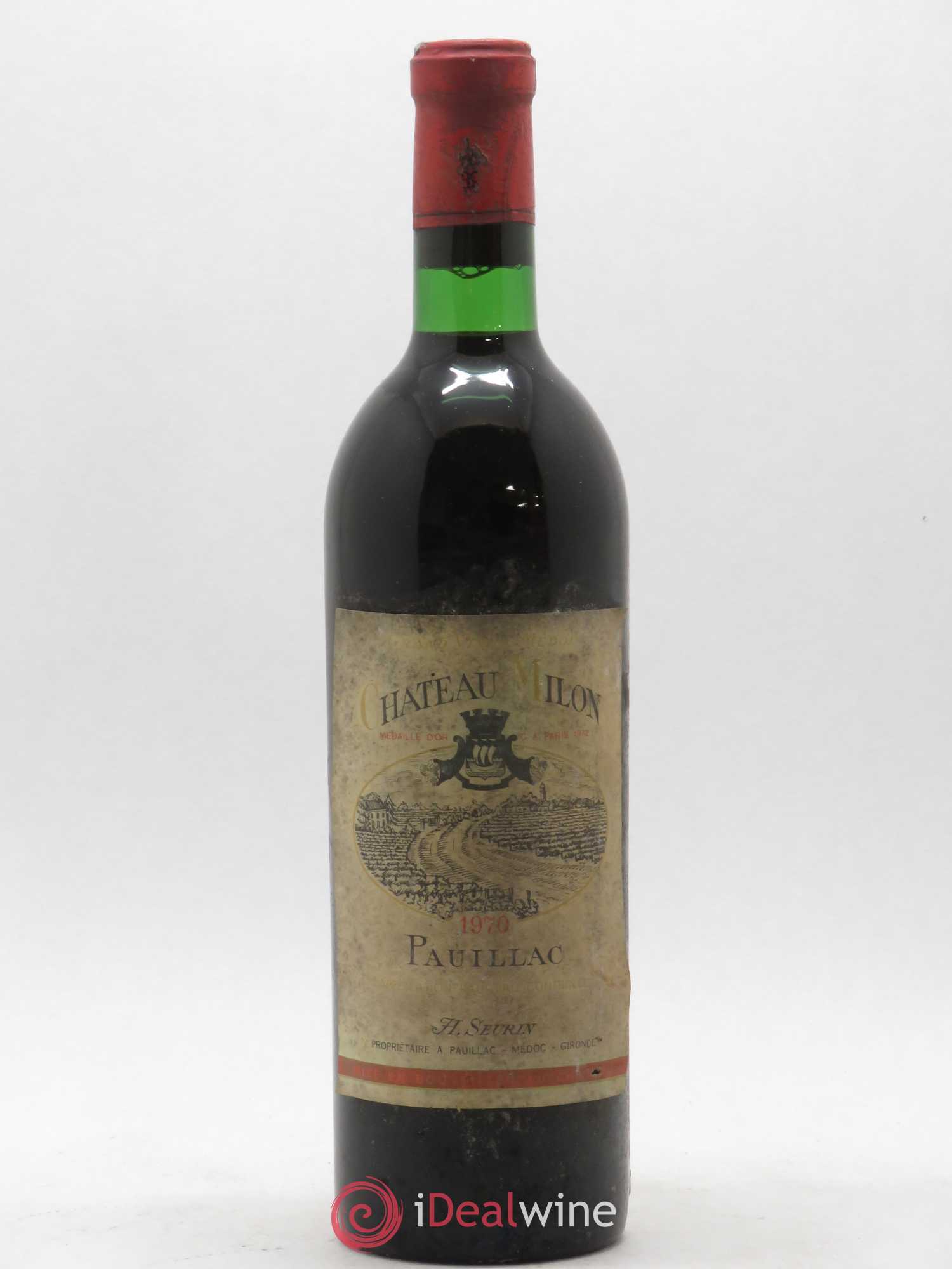 Pauillac Château Milon 1970 - Lot de 1 bouteille - 0