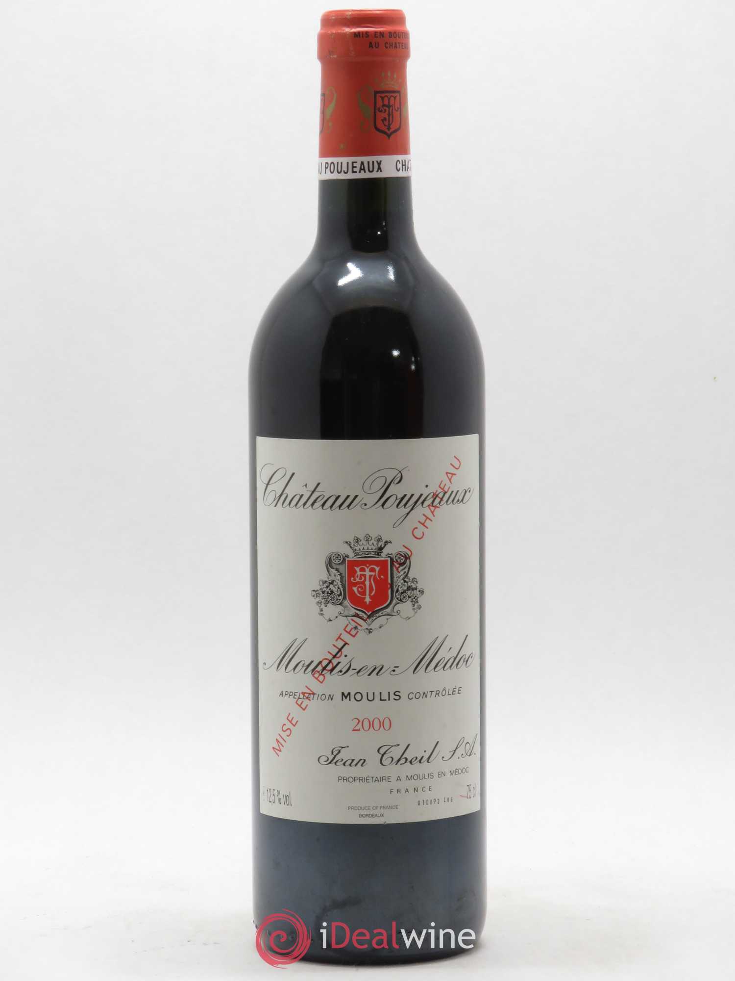 Château Poujeaux 2000 - Lot de 1 bouteille - 0