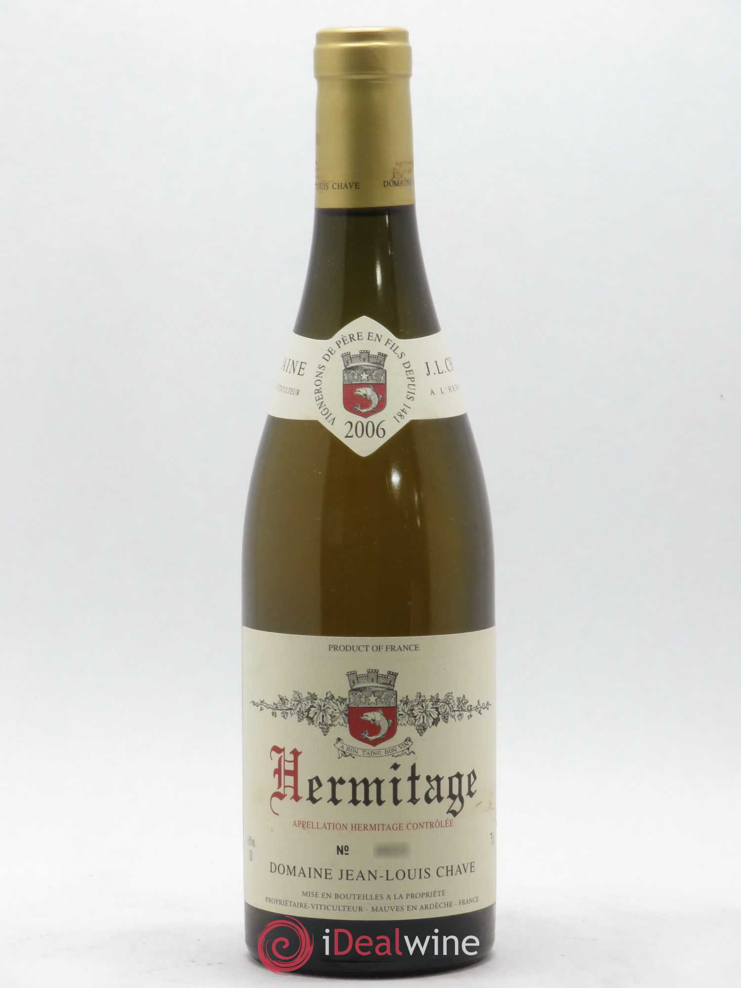 Hermitage Jean-Louis Chave 2006 - Lot de 1 bouteille - 0