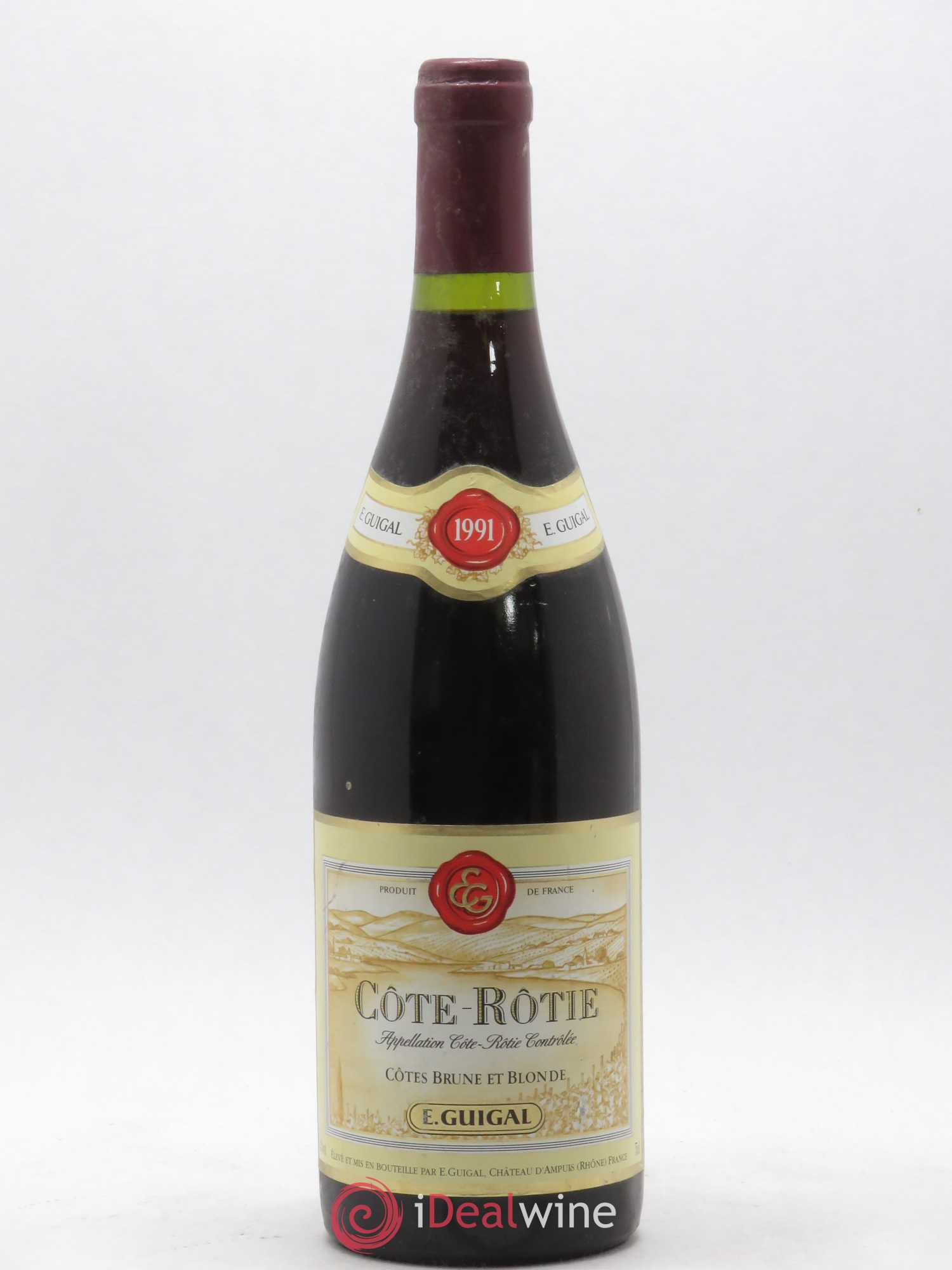 Côte-Rôtie Côtes Brune et Blonde Guigal 1991 - Lot de 1 bouteille - 0