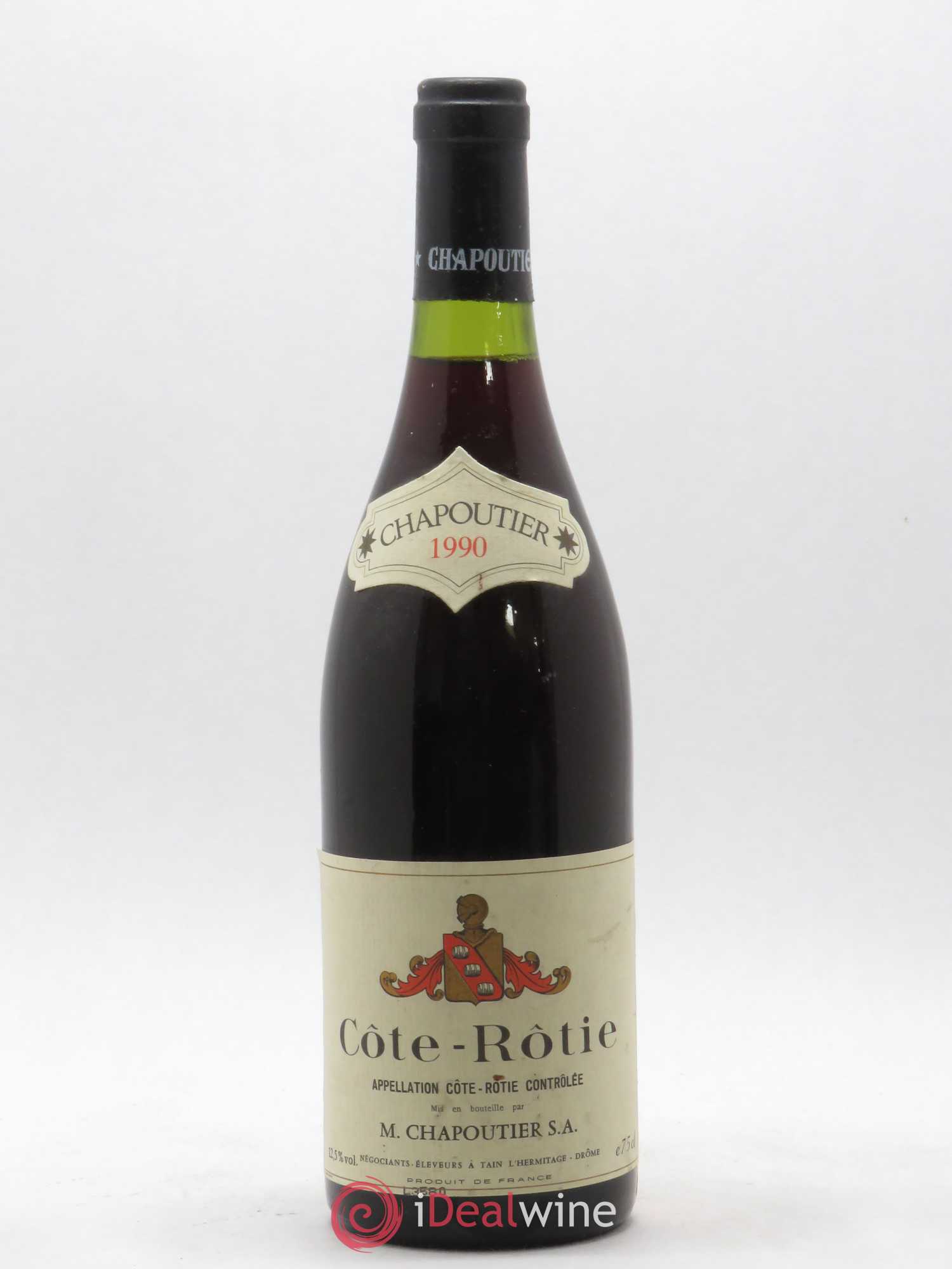 Côte-Rôtie Chapoutier 1990 - Lot de 1 bouteille - 0