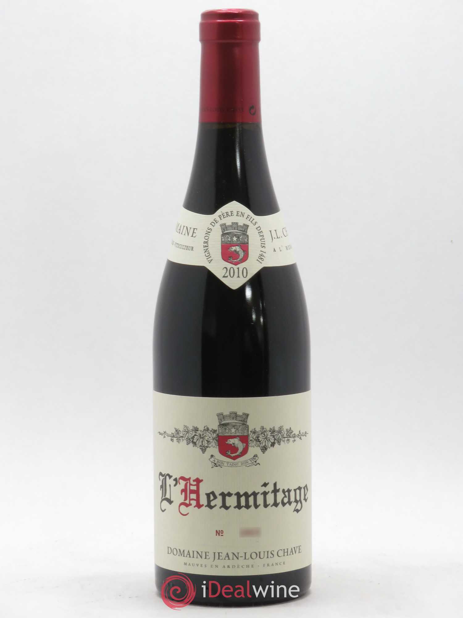 Hermitage Jean-Louis Chave 2010 - Lot de 1 bouteille - 0