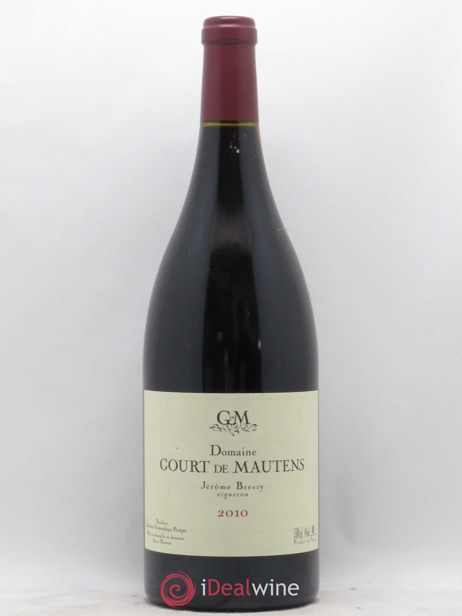 Vaucluse (Vin de Pays de Vaucluse) Domaine Gourt de Mautens - Jérôme Bressy 2010 - Lot de 1 magnum - 0