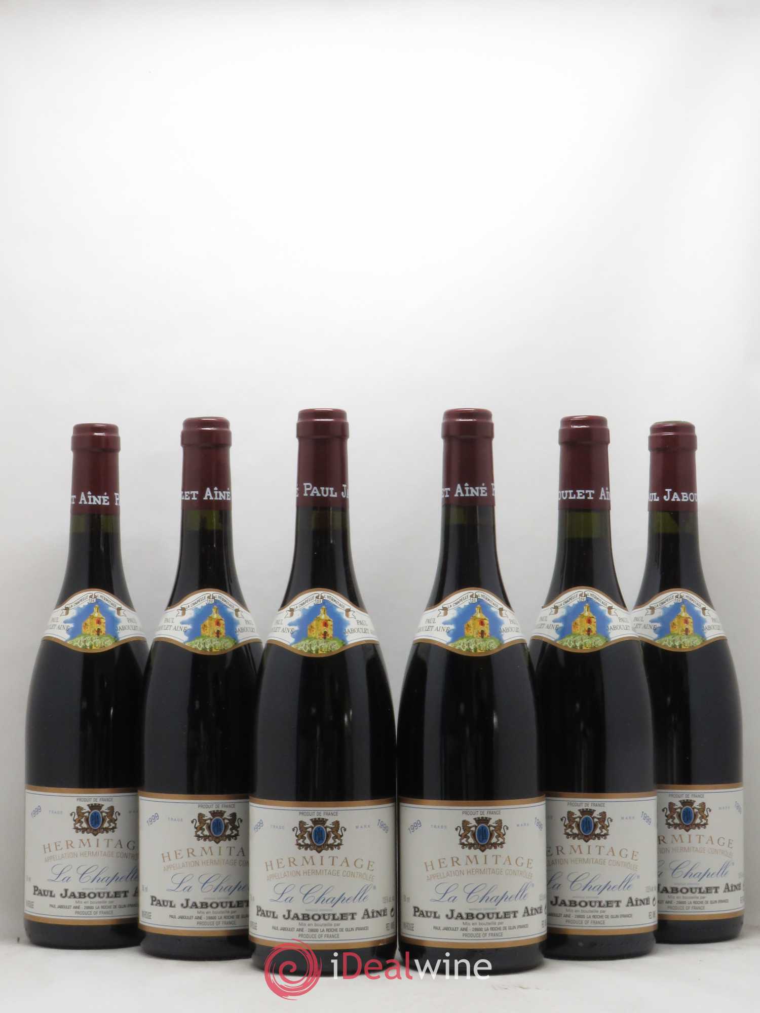 Hermitage La Chapelle Paul Jaboulet Ainé 1999 - Lot de 6 bouteilles - 0