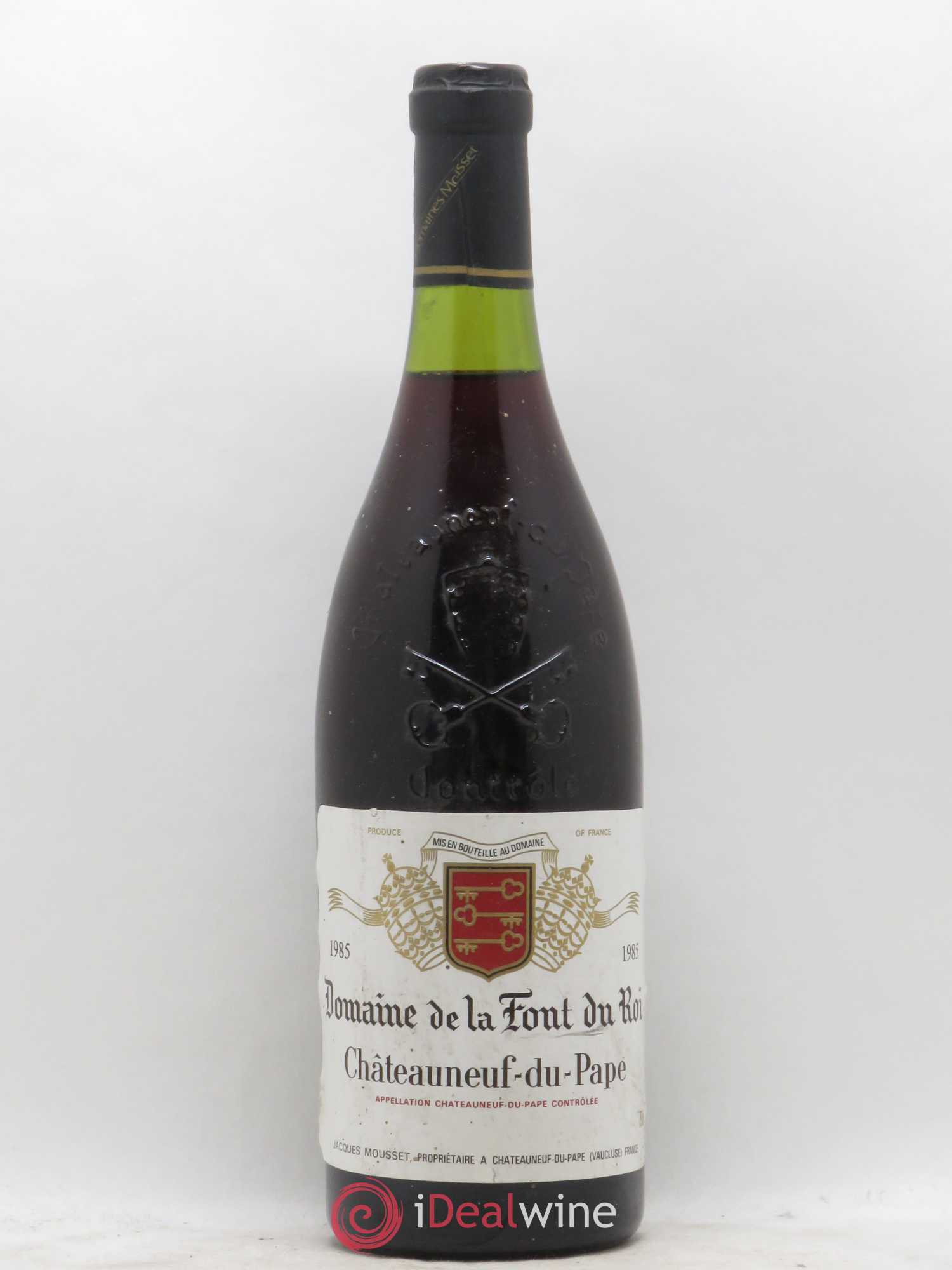 Châteauneuf-du-Pape Domaine de La Font du Roi 1985 - Posten von 1 Flasche - 0