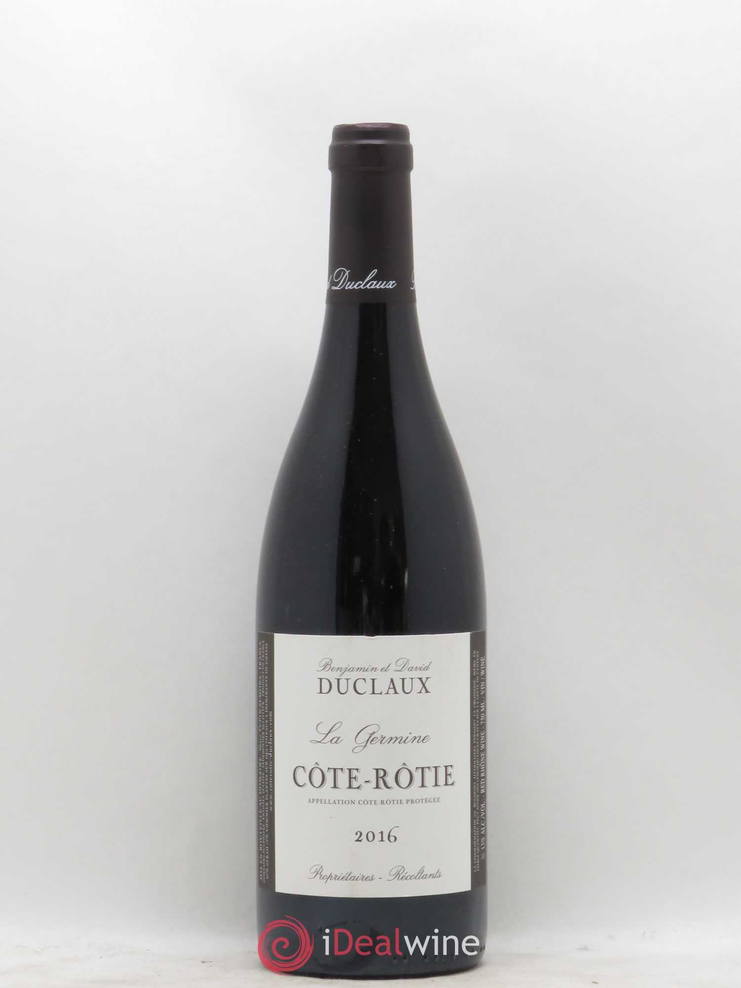 Côte-Rôtie La Germine Domaine Duclaux 2016 - Lot de 1 bouteille - 0