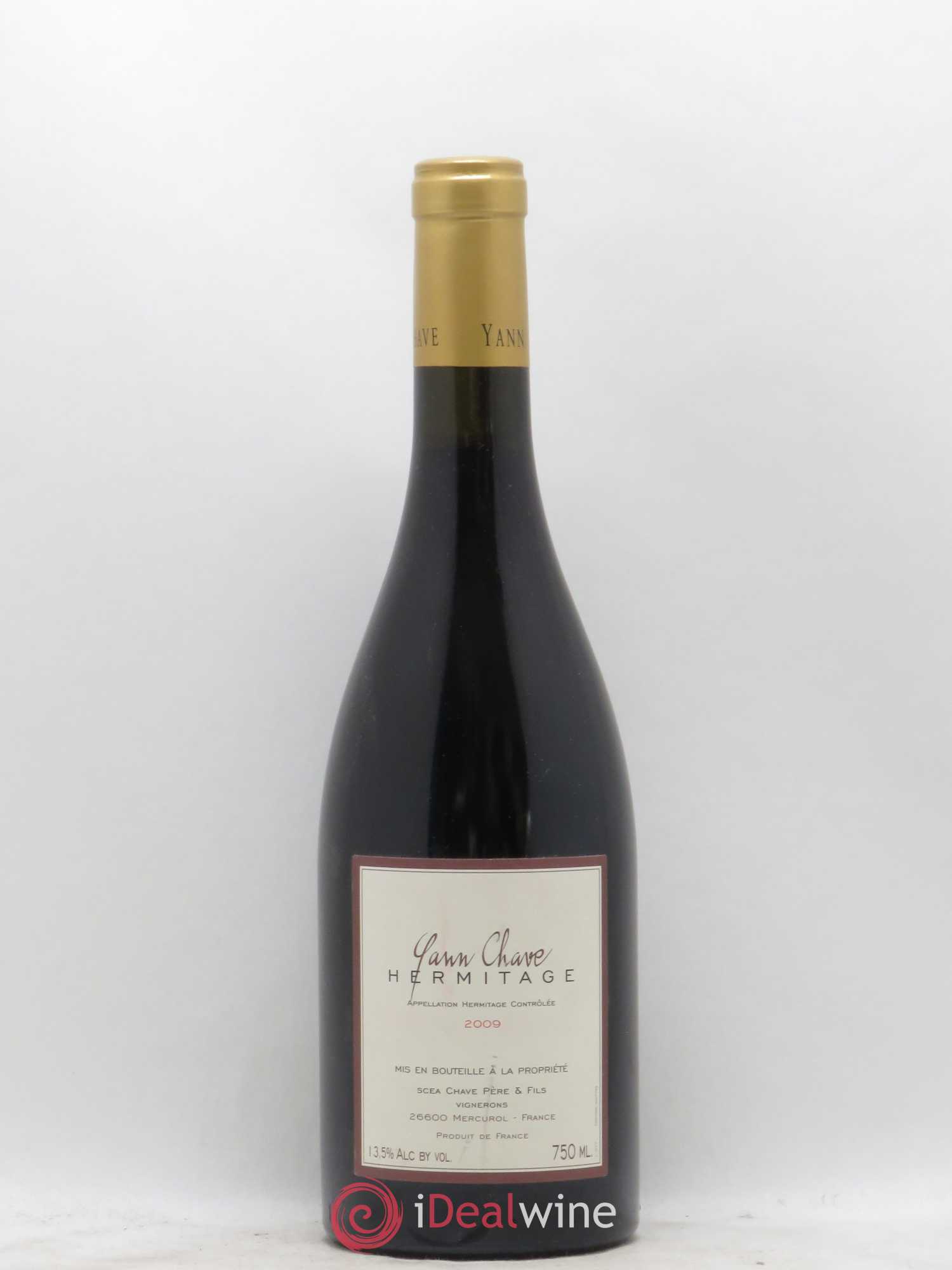 Hermitage Yann Chave 2009 - Lot de 1 bouteille - 0
