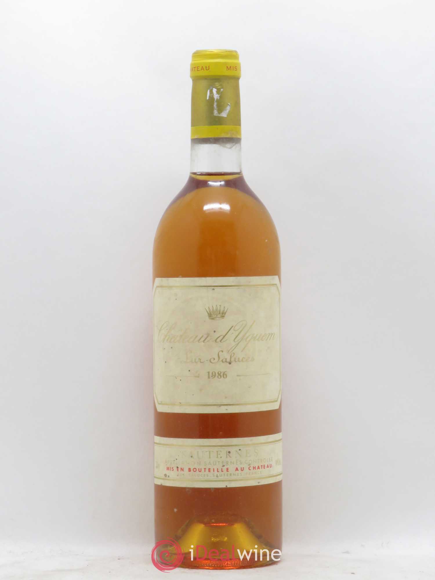 Château d' Yquem 1er Cru Classé Supérieur 1986 - Lotto di 1 bottiglia - 0