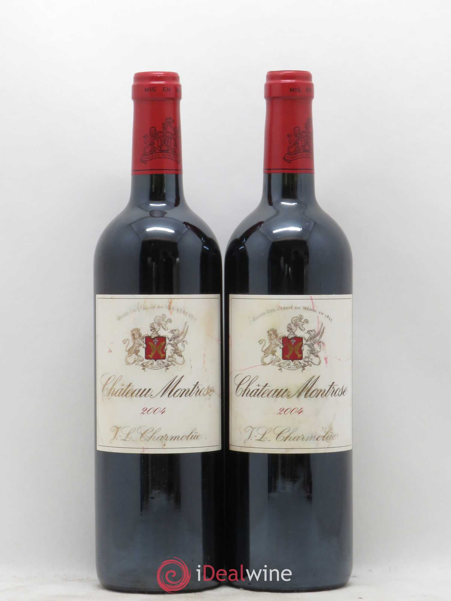 Château Montrose 2ème Grand Cru Classé 2004 - Lot de 2 bouteilles - 0