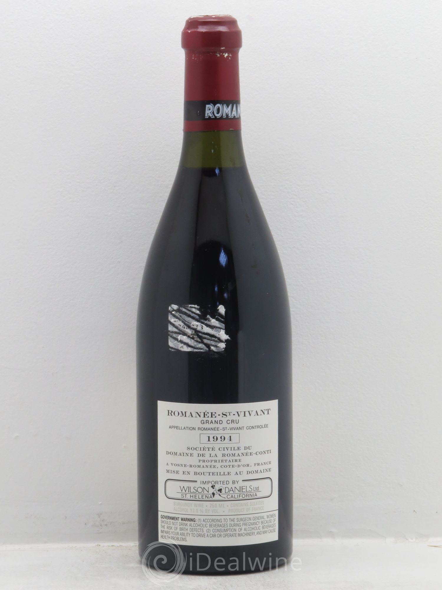Romanée-Saint-Vivant Grand Cru Domaine de la Romanée-Conti 1994 - Lot de 1 bouteille - 1
