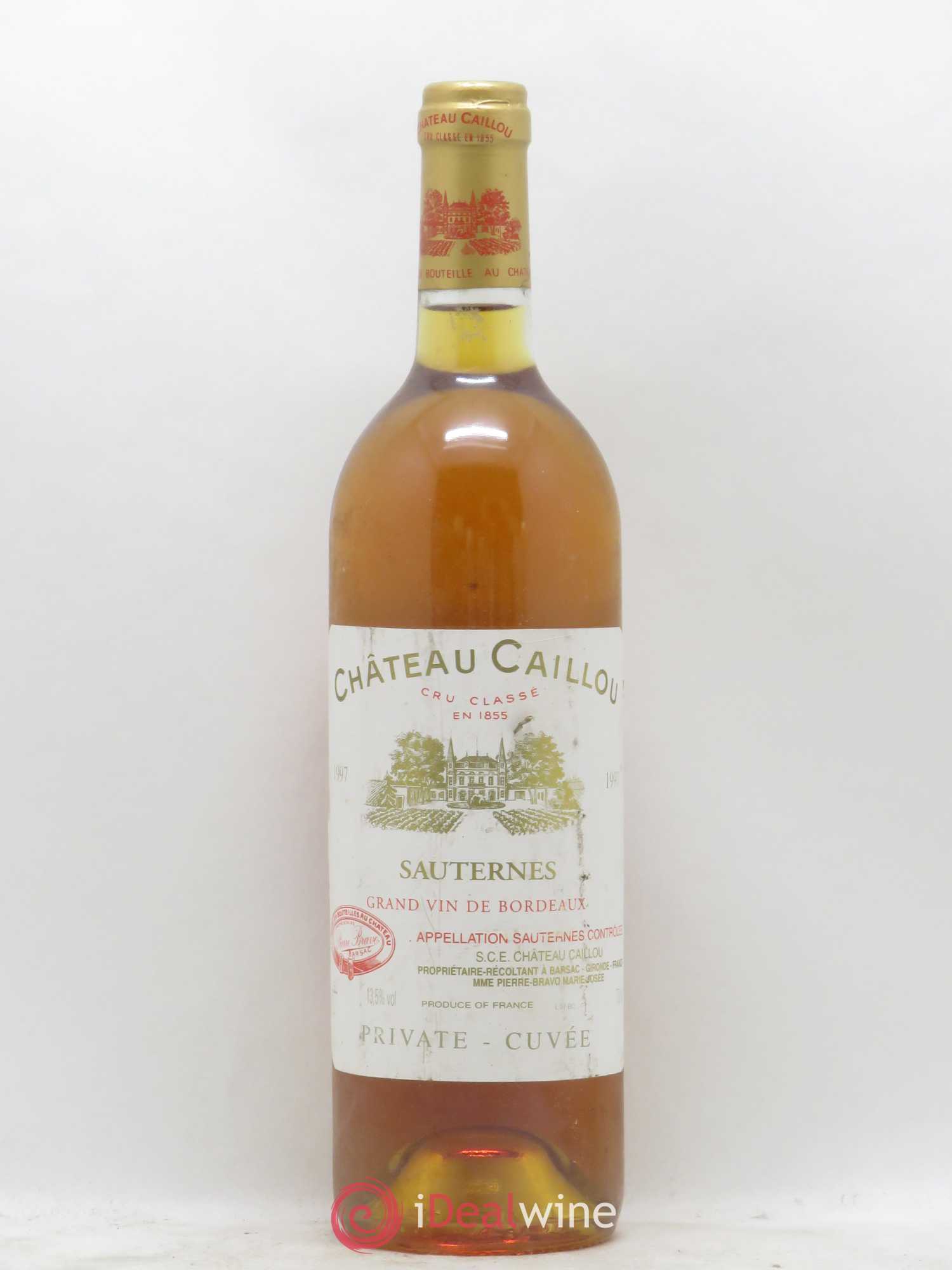 Château Caillou - Private Cuvée 1997 - Lotto di 1 bottiglia - 0