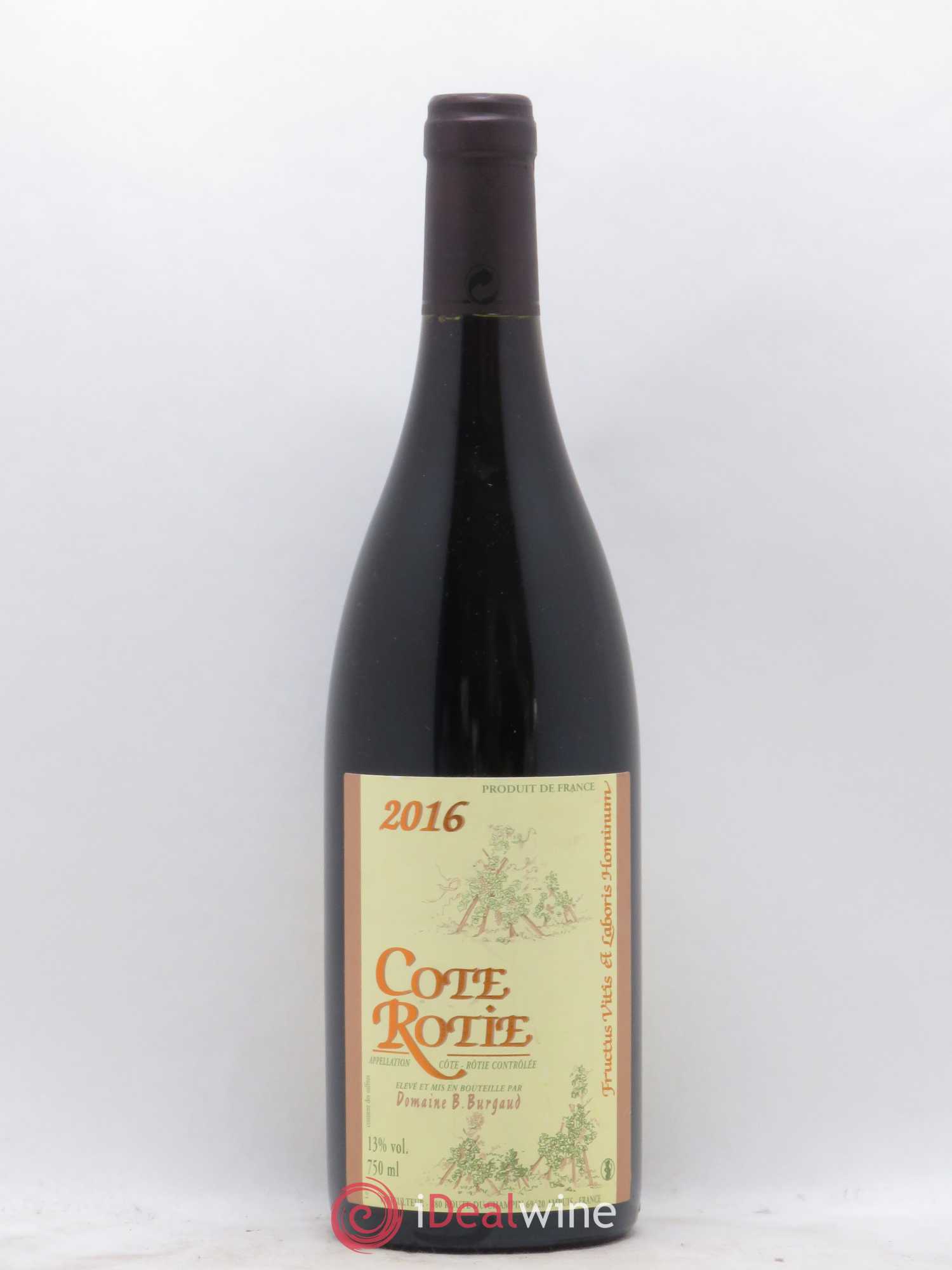 Côte-Rôtie Bernard Burgaud 2016 - Lot de 1 bouteille - 0