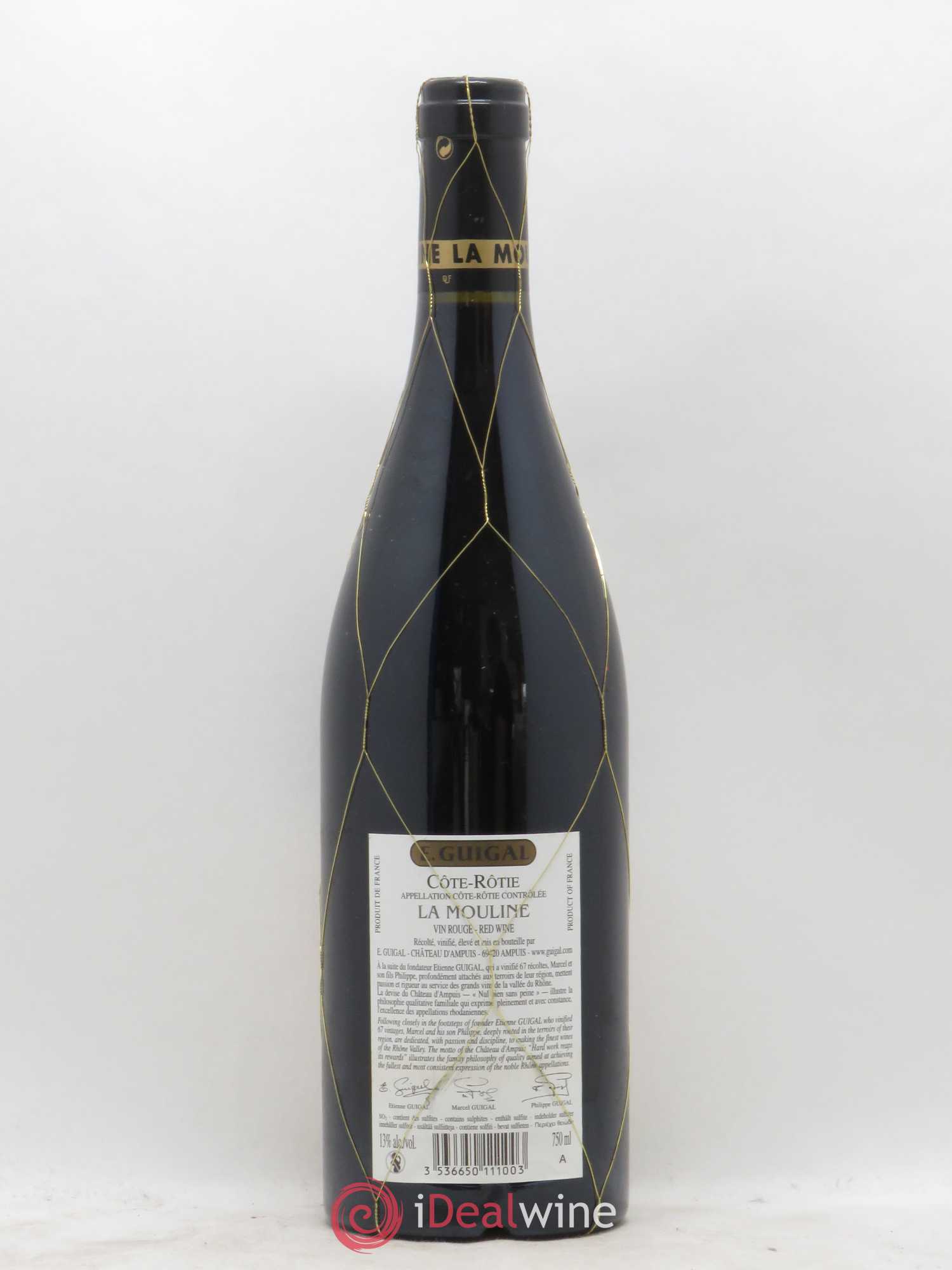Côte-Rôtie La Mouline Guigal 2008 - Lot de 1 bouteille - 1