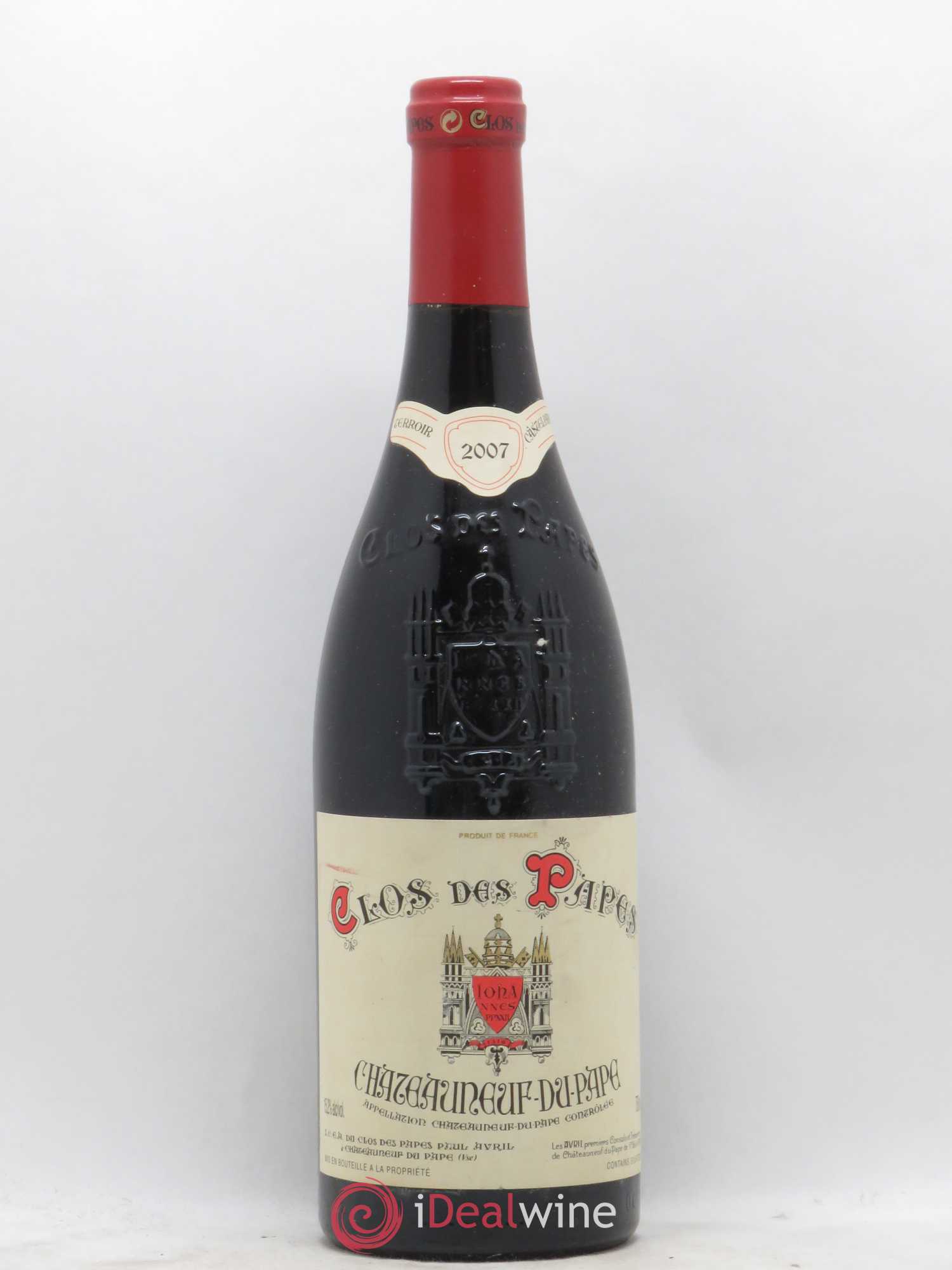 Châteauneuf-du-Pape Clos des Papes - Paul Avril 2007 - Lot de 1 bouteille - 0