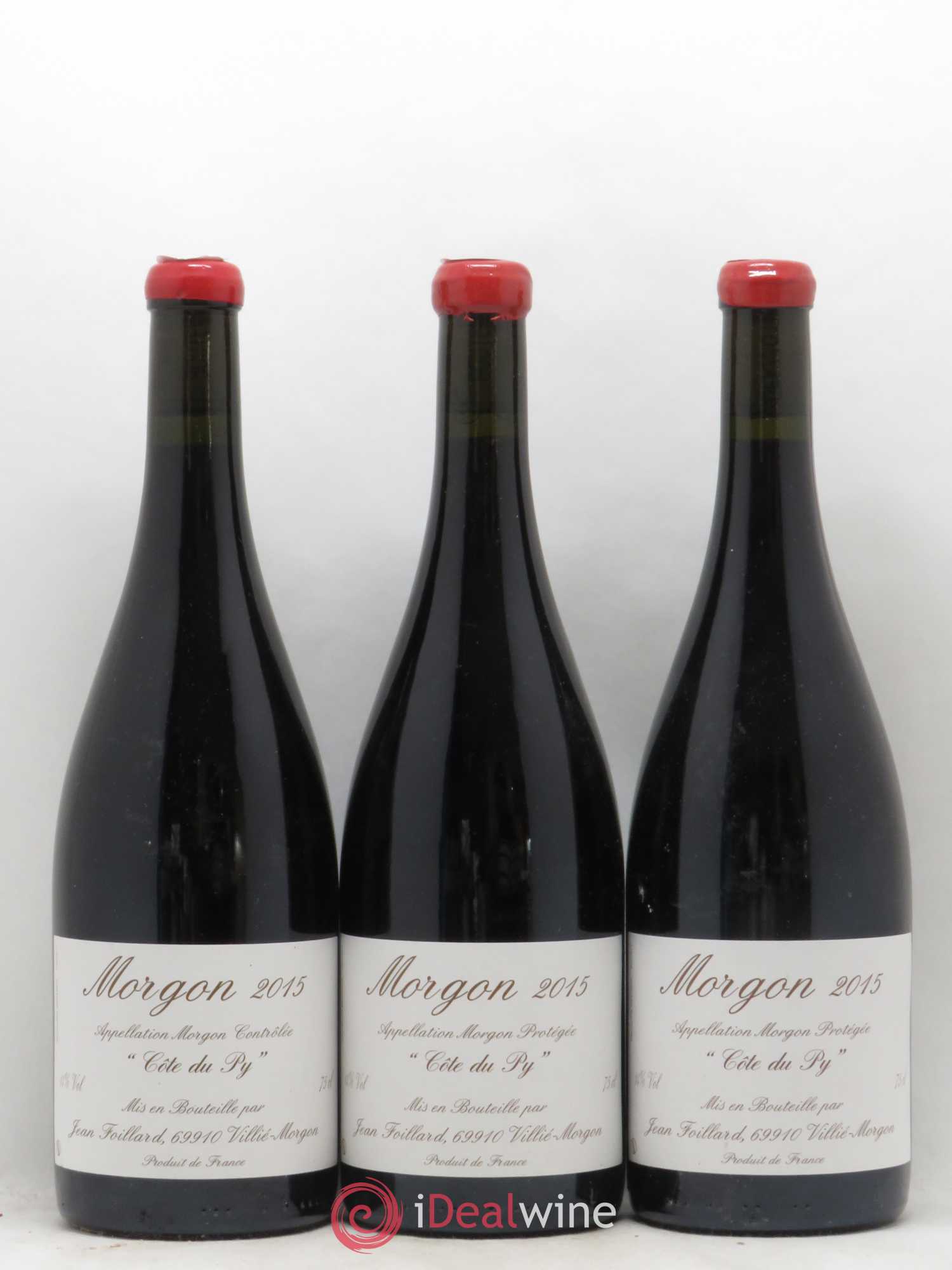 Morgon Côte du Py Jean Foillard 2015 - Lot de 3 bouteilles - 0