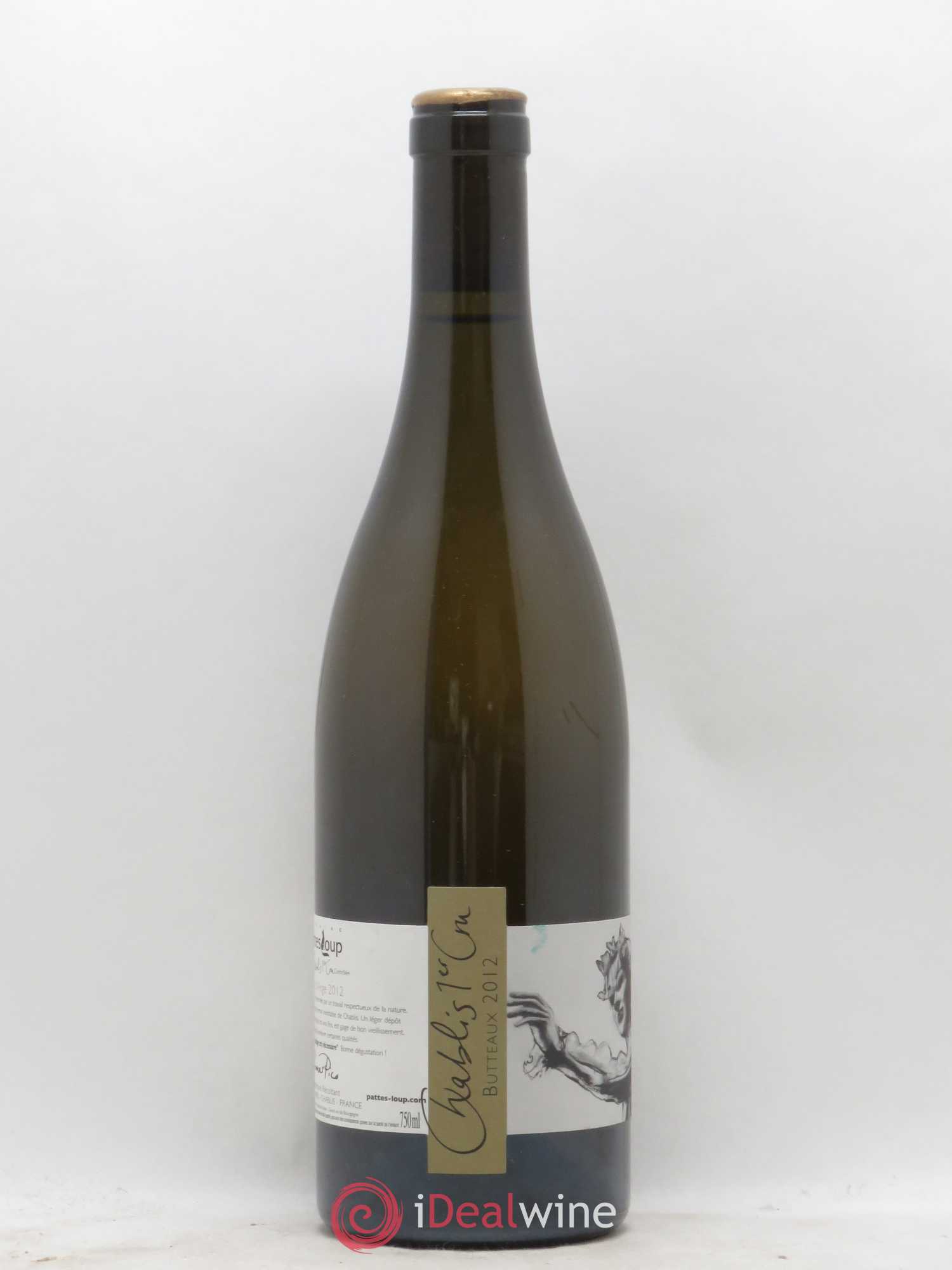 Chablis 1er Cru Butteaux Pattes Loup (Domaine) 2012 - Lot de 1 bouteille - 1