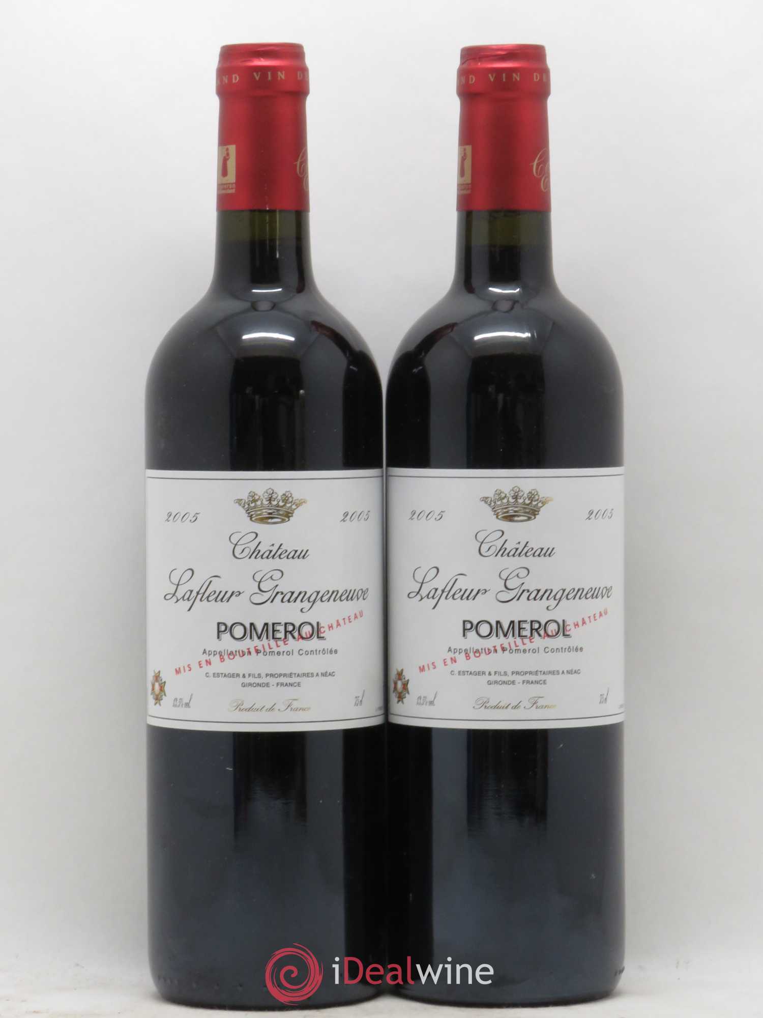 Pomerol Château Lafleur Grangeneuve 2005 - Lot de 2 bouteilles - 0