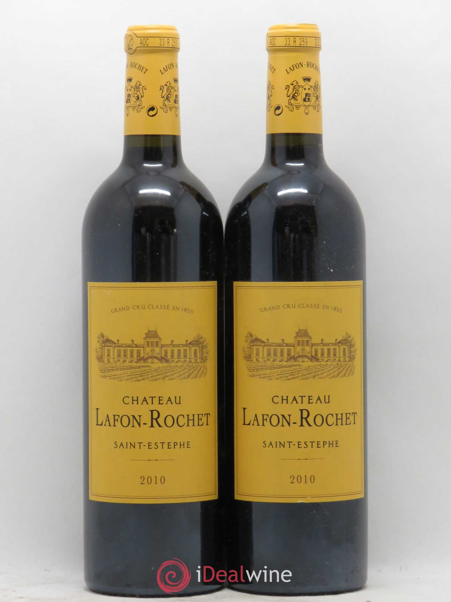 Château Lafon Rochet 4ème Grand Cru Classé 2010 - Lot de 2 bouteilles - 0