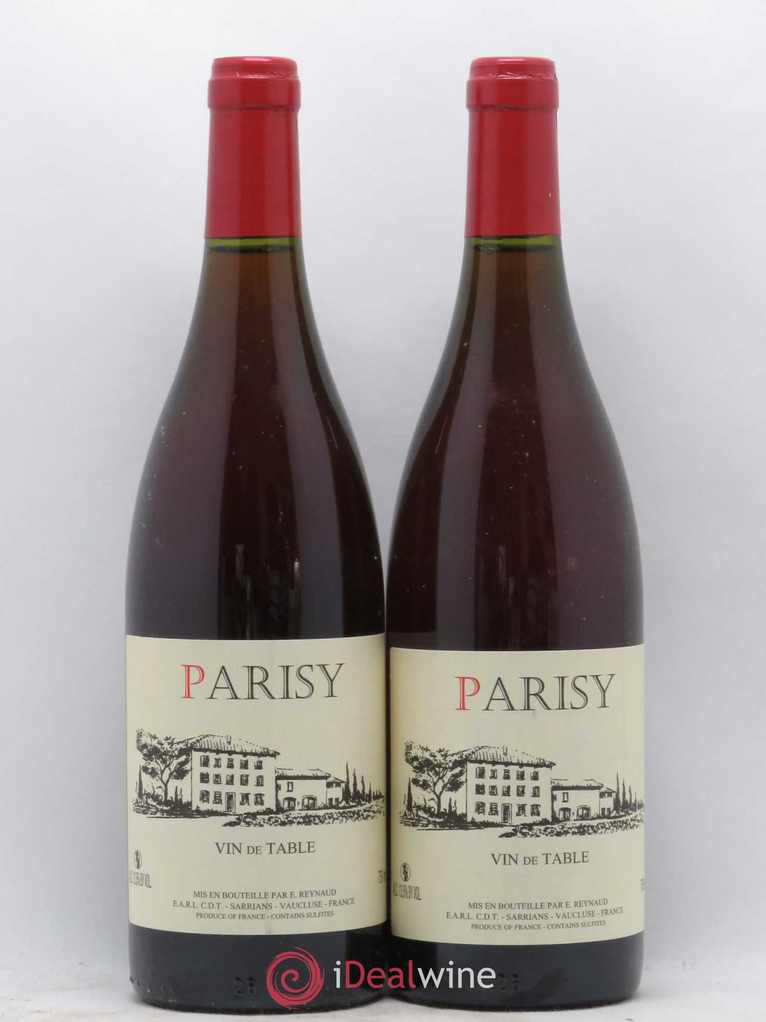 Vin de Table Parisy Emmanuel Reynaud - Lot de 2 bouteilles - 0