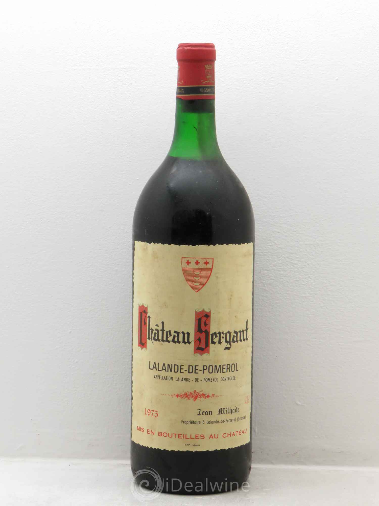 Bordeaux chateau sergant lalande de pomerol 1975 - Posten von 1 Magnum - 0