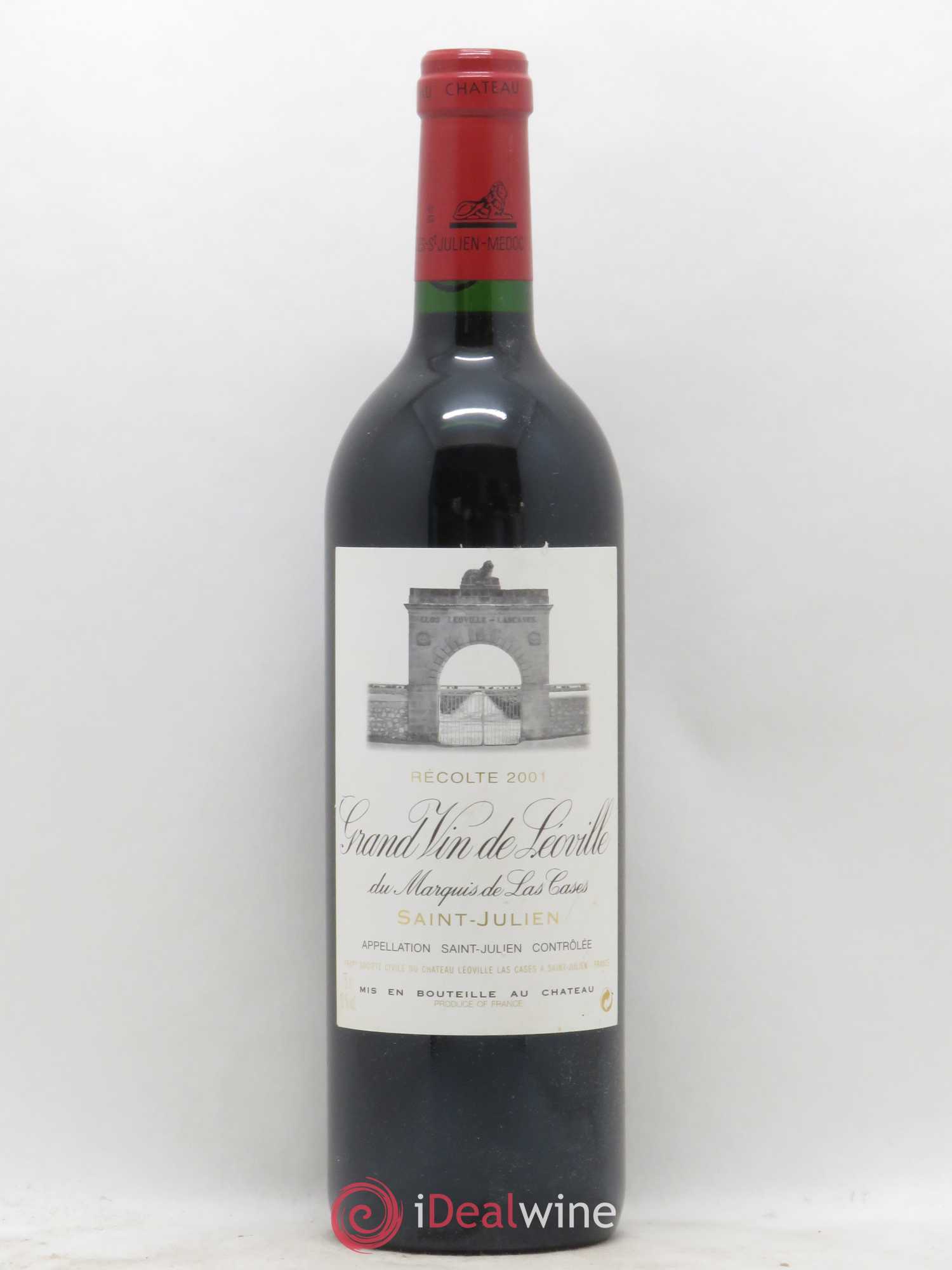 Château Léoville Las Cases 2ème Grand Cru Classé 2001 - Lot de 1 bouteille - 0