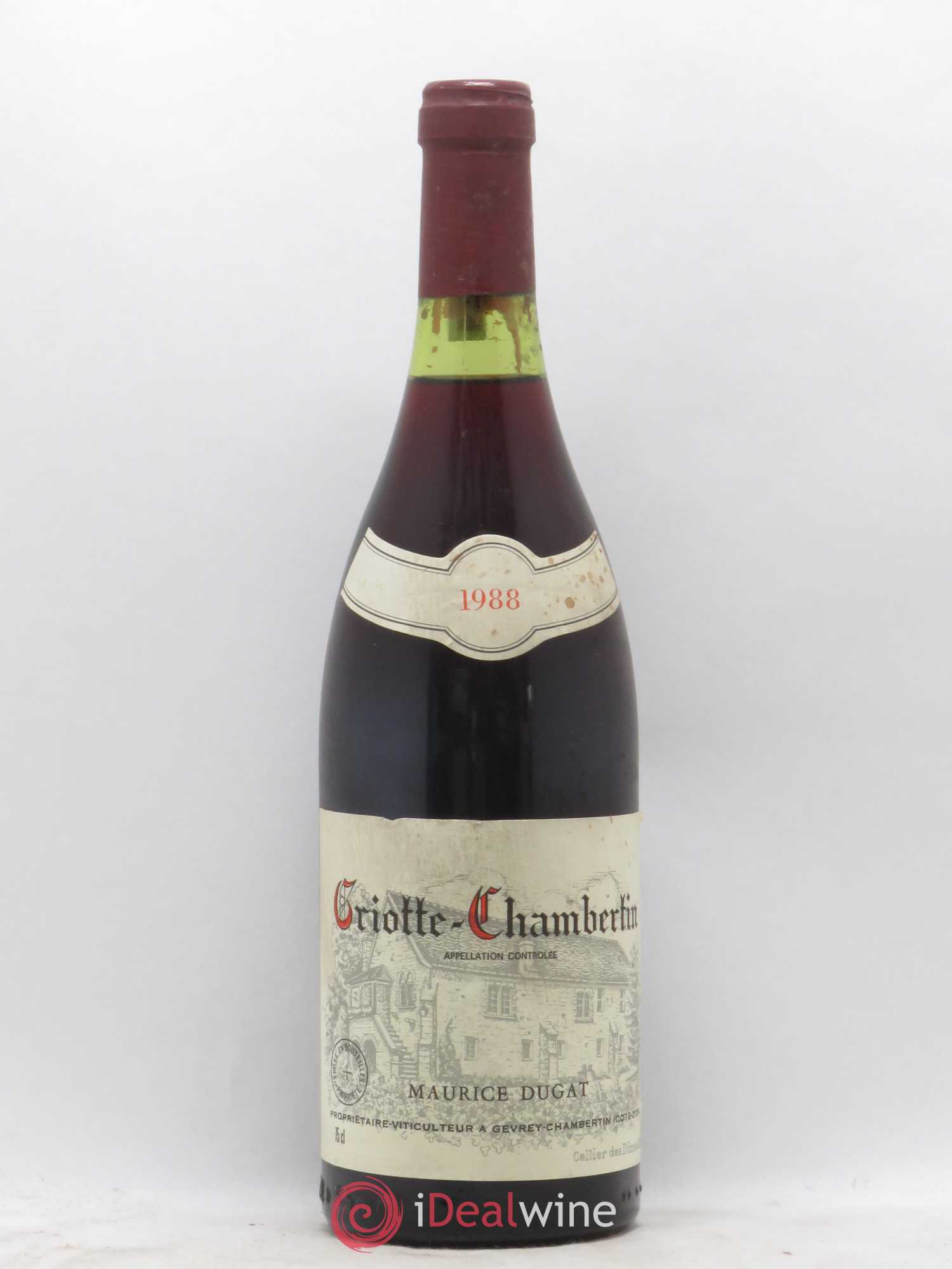 Griotte-Chambertin Grand Cru Maurice Dugat 1988 - Lot de 1 bouteille - 0