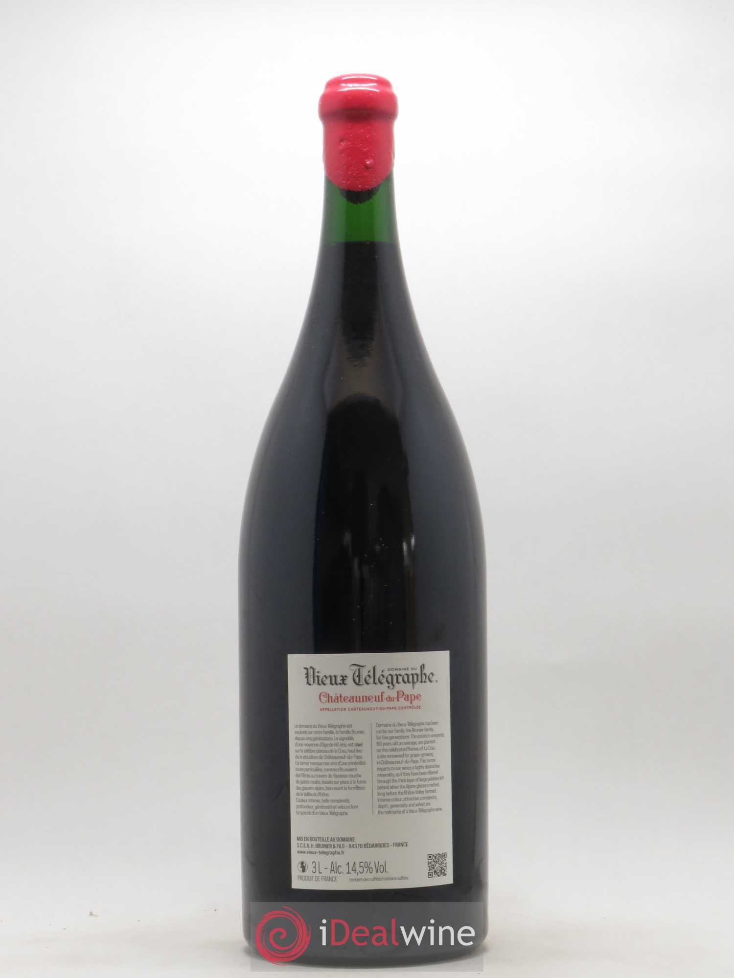 Châteauneuf-du-Pape Vieux Télégraphe (Domaine du) Vignobles Brunier 2015 - Lot de 1 jeroboam - 1