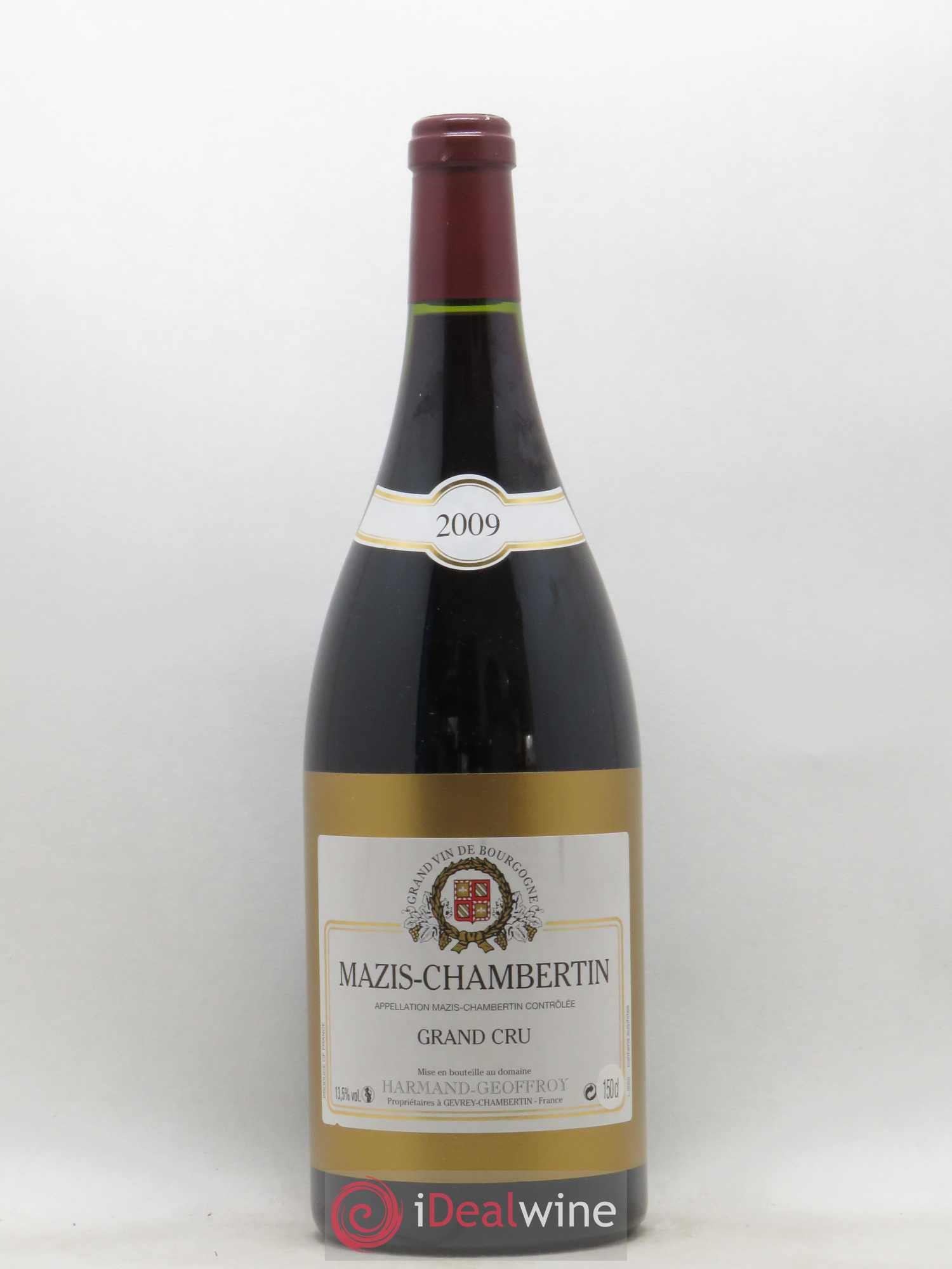 Mazis-Chambertin Grand Cru Harmand-Geoffroy (Domaine) 2009 - Lot de 1 magnum - 0