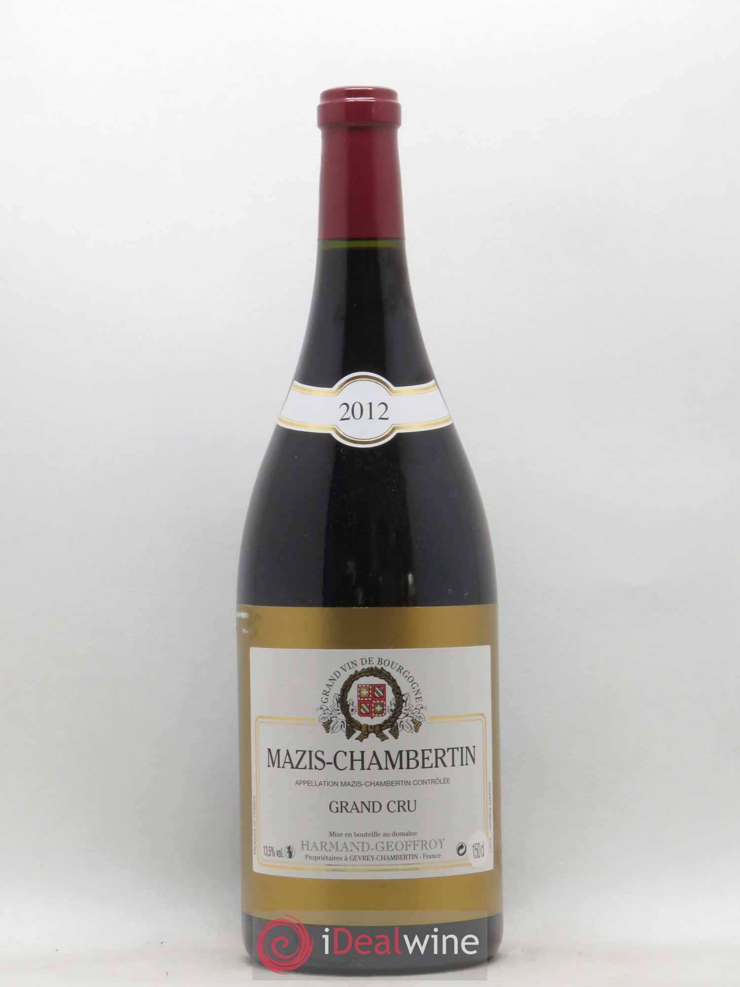 Mazis-Chambertin Grand Cru Harmand-Geoffroy (Domaine) 2012 - Lot de 1 magnum - 0