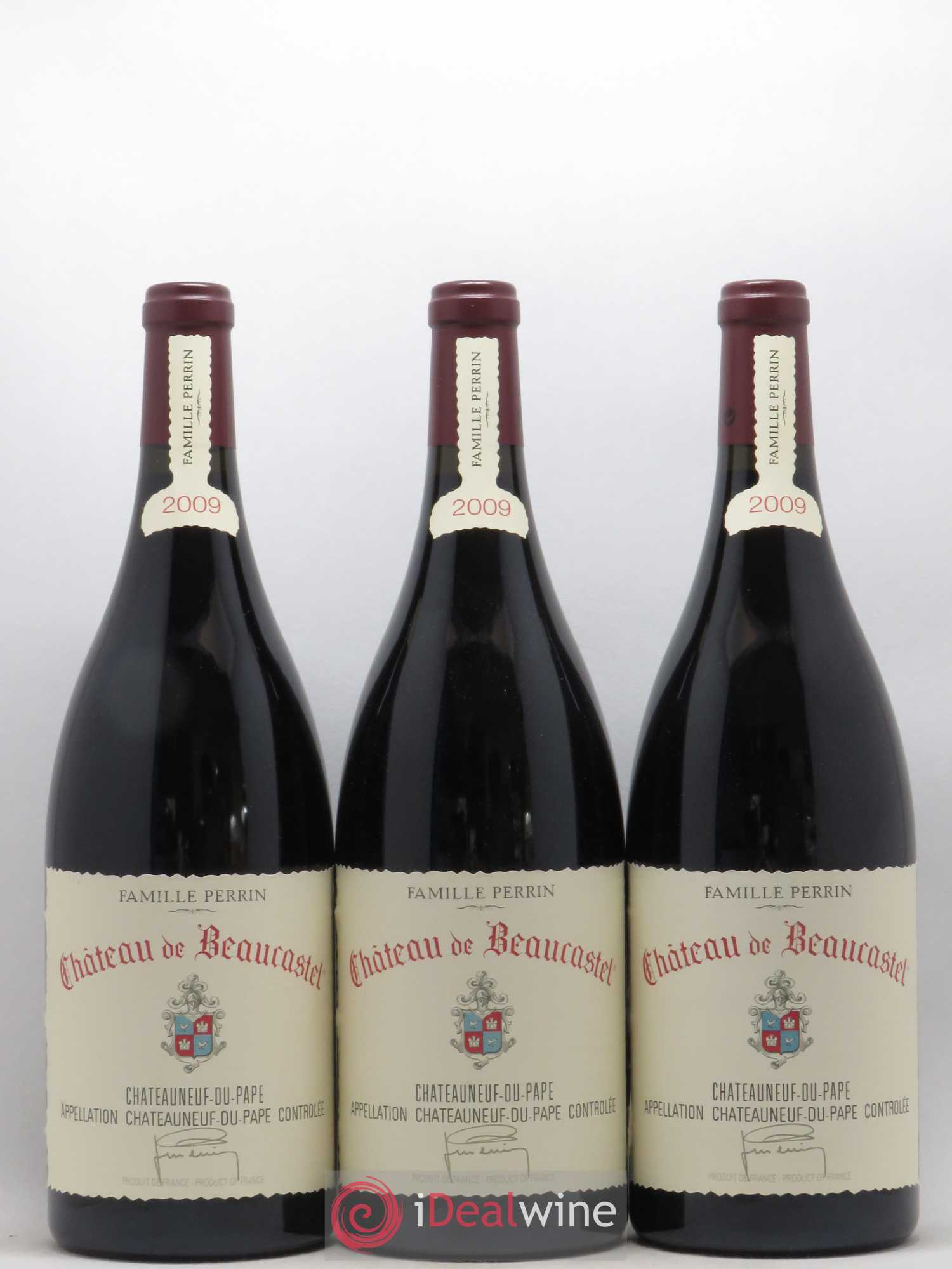 Châteauneuf-du-Pape Château de Beaucastel Famille Perrin 2009 - Lot de 3 magnums - 0