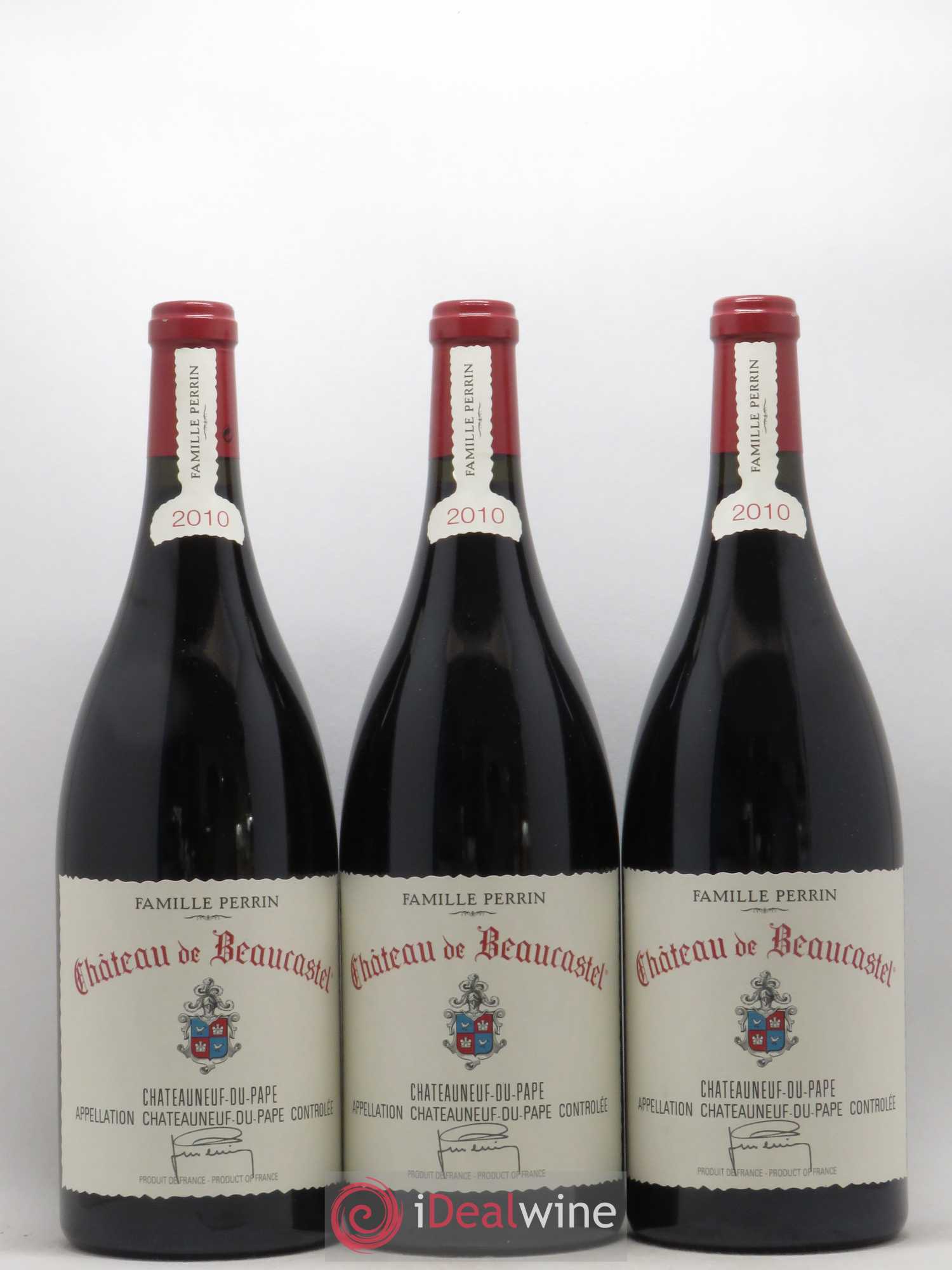 Châteauneuf-du-Pape Château de Beaucastel Famille Perrin 2010 - Lot de 3 magnums - 0